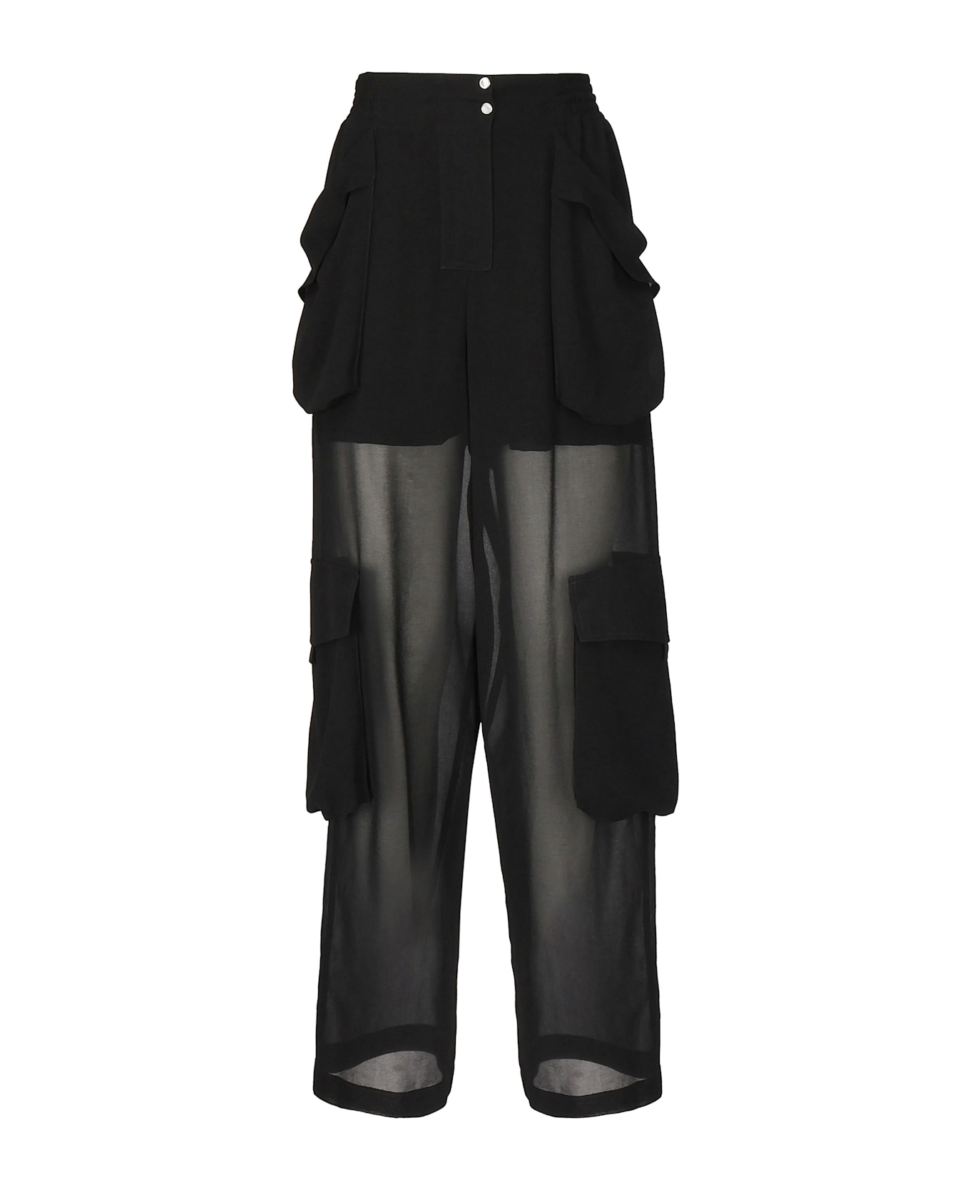 Pinko Cargo Trousers - Black