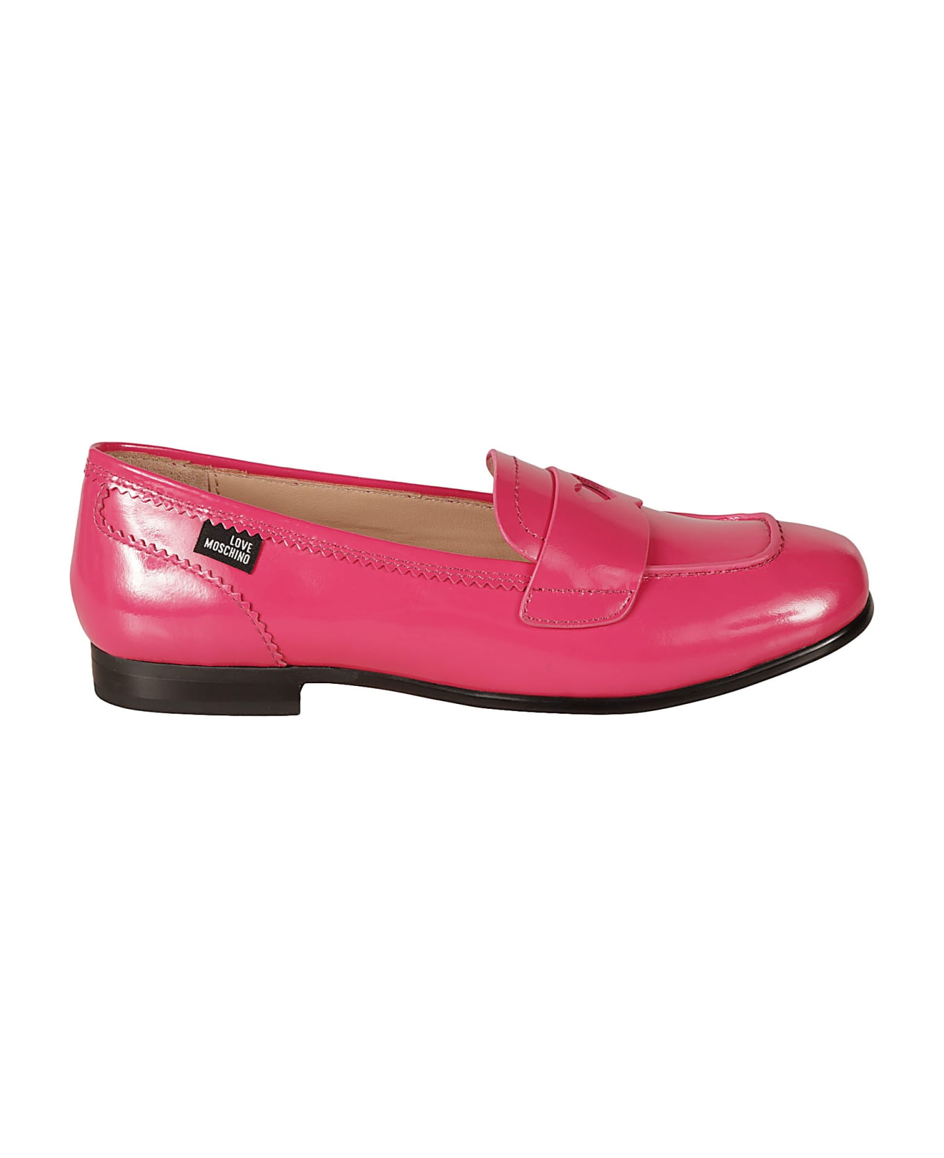 Love Moschino College15 Vernice Loafers - Fuxia