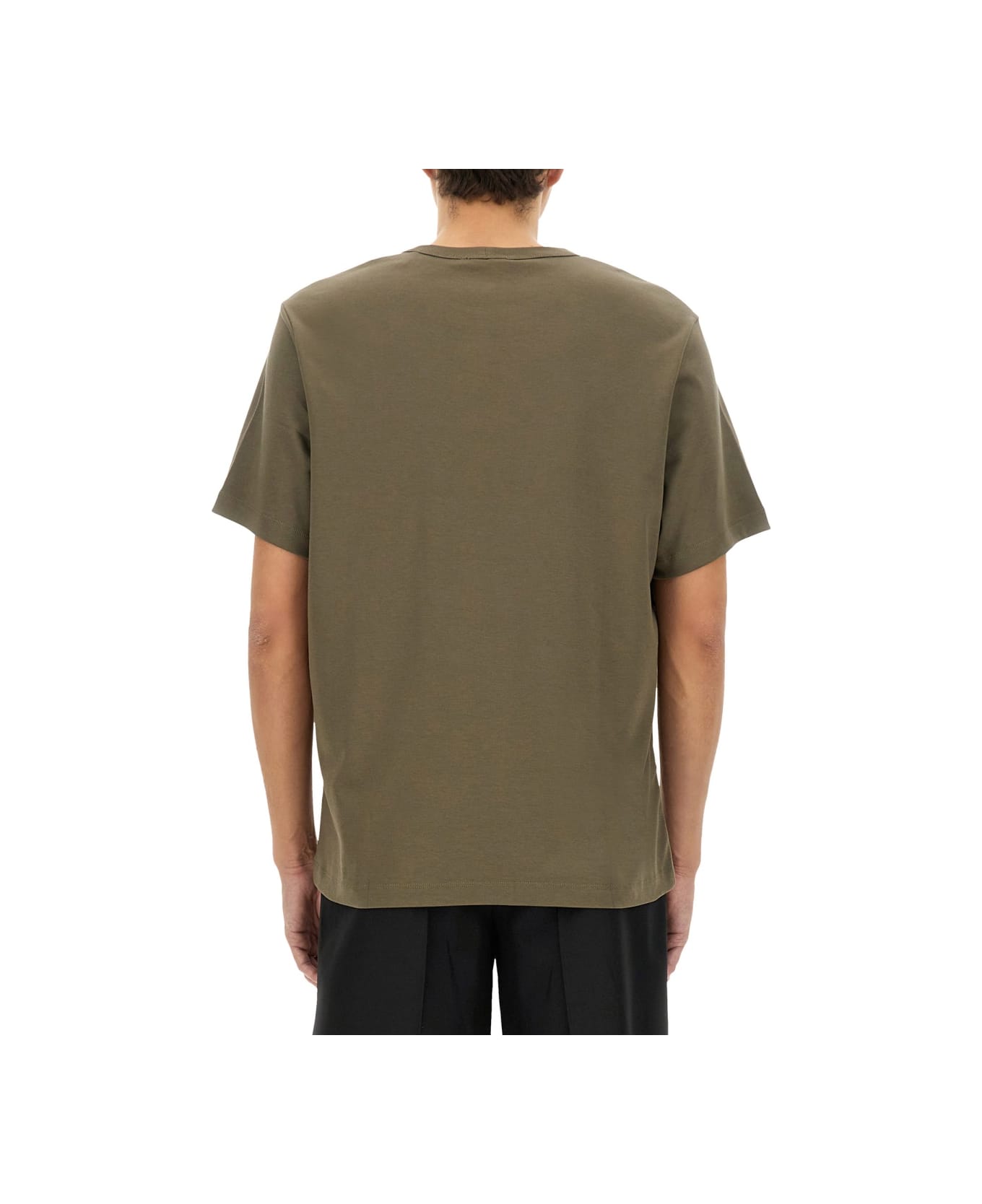 Helmut Lang T-shirt With Logo - BEIGE