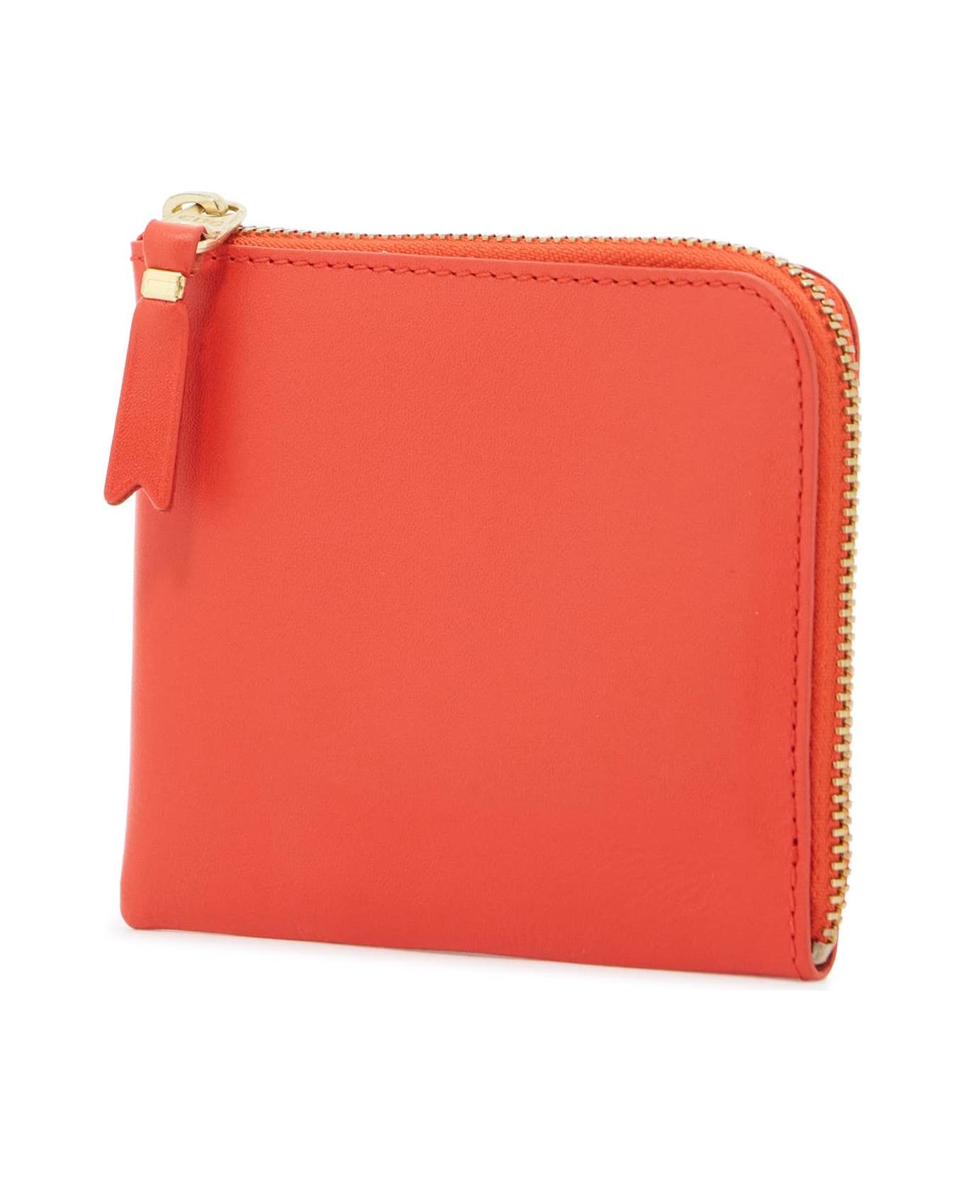 Comme des Garçons Wallet Zip Around Wallet Portfolio - ORANGE (Red)