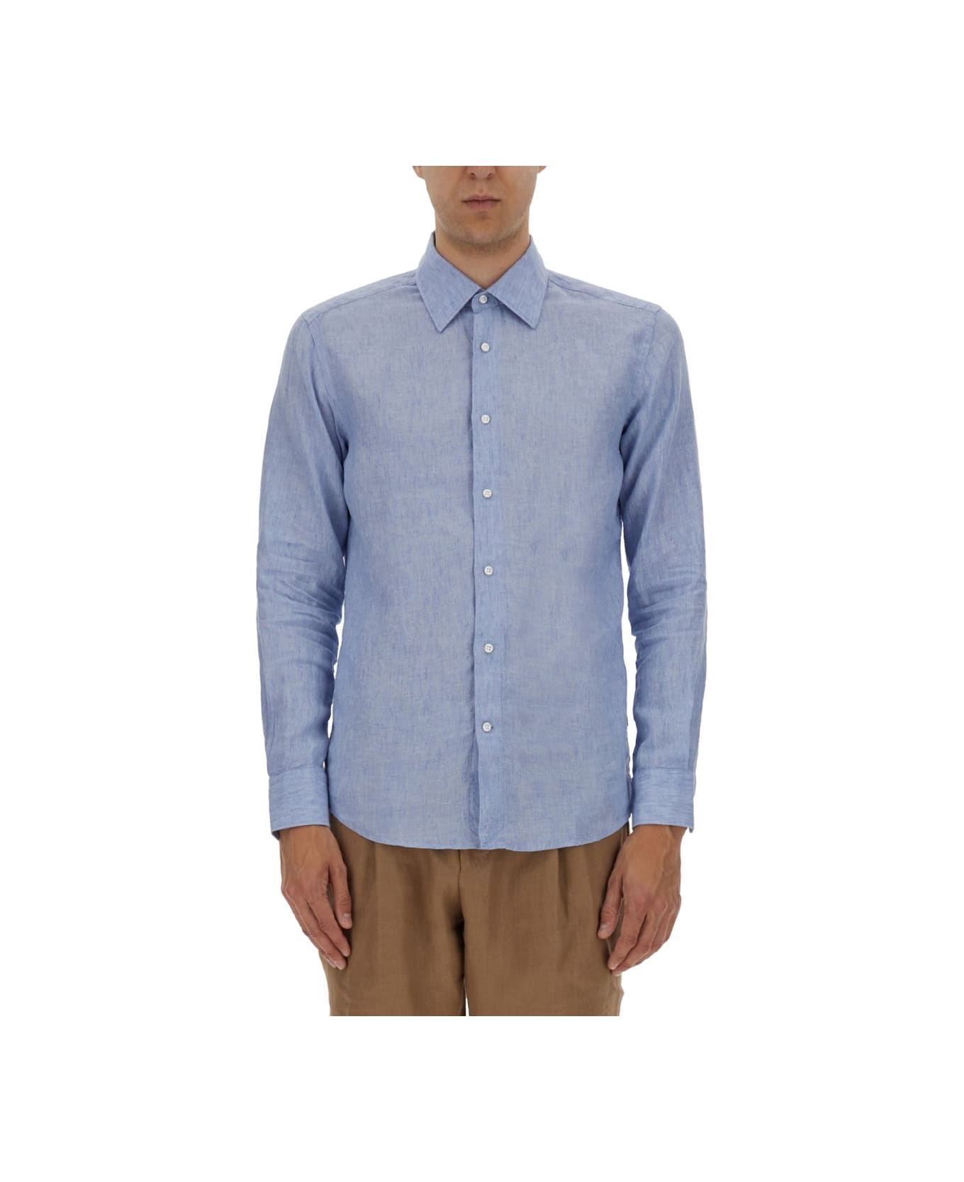 Hugo Boss Shirt "l-hays-kentw-c-252" - AZURE