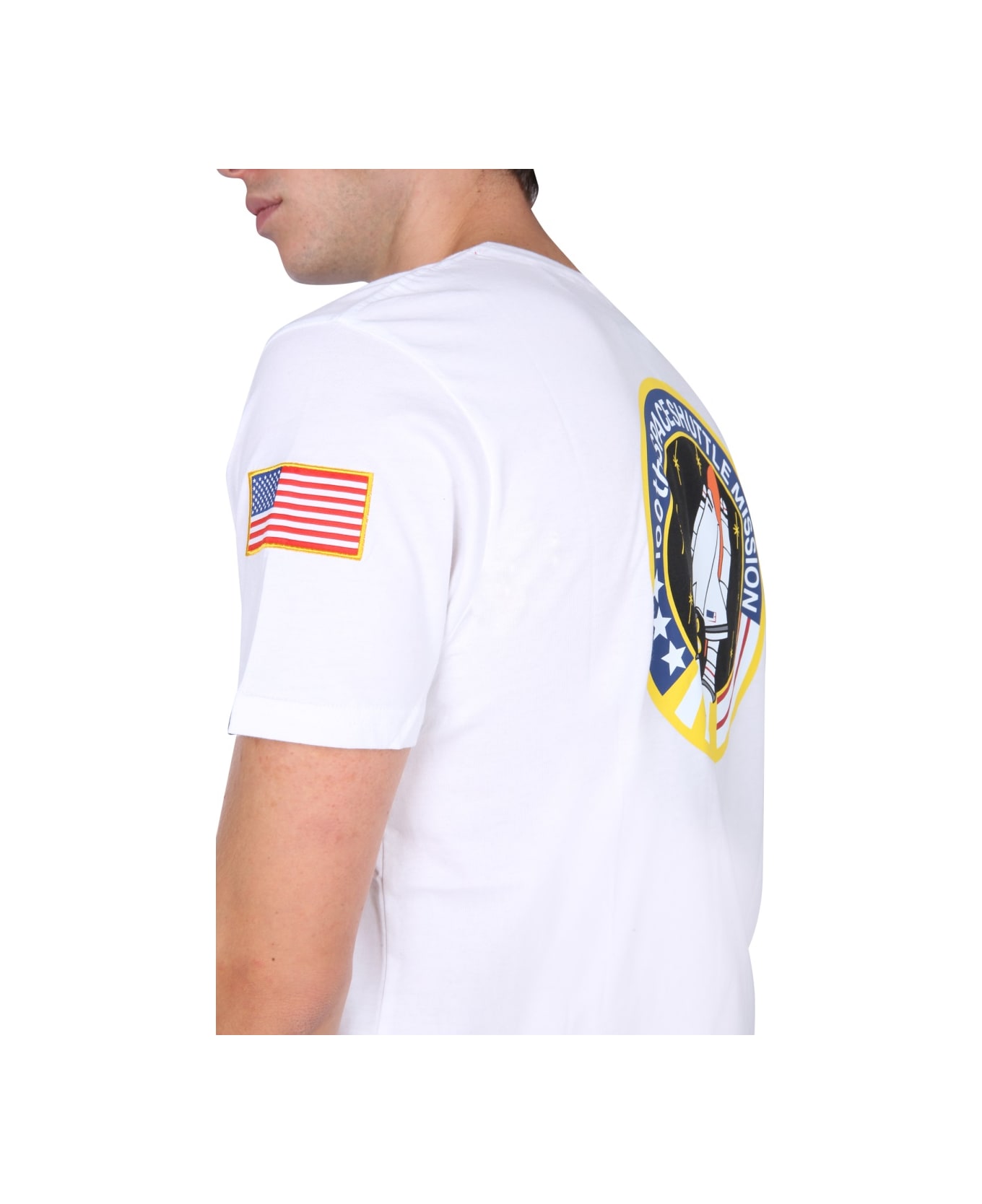 Alpha Industries "space Shuttle" T-shirt - WHITE
