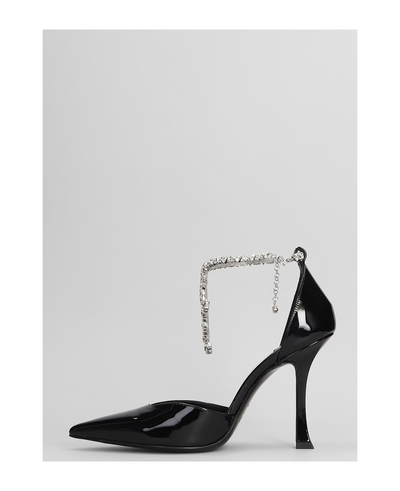 Jimmy Choo Stevie 100 Pumps In Black Patent Leather - black
