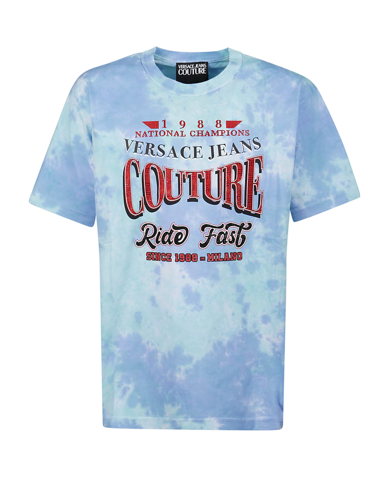 Versace Jeans Couture Tie&dye Crystal T-shirt - Multicolore