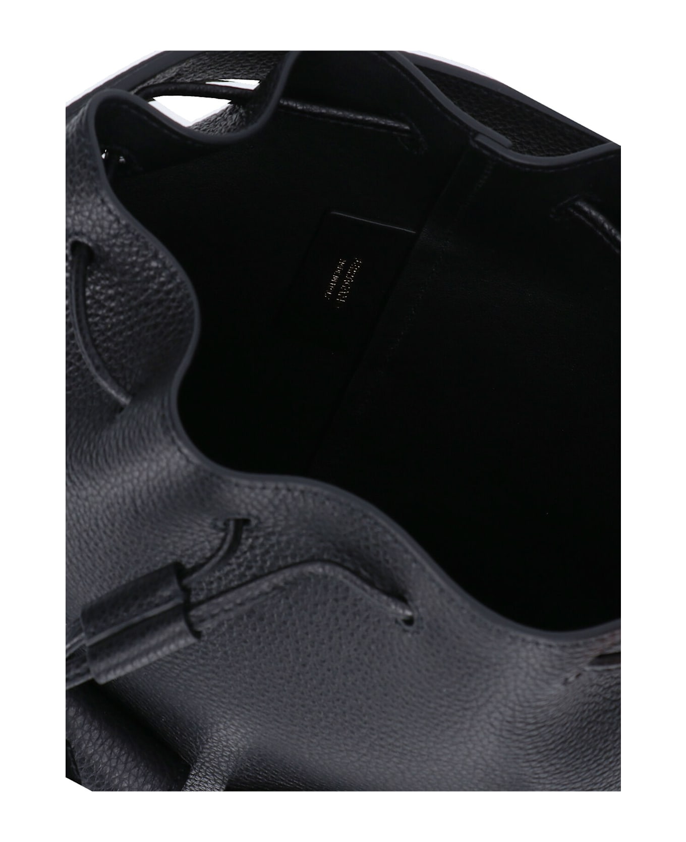 Ferragamo "hug" Mini Bucket Bag - Black  