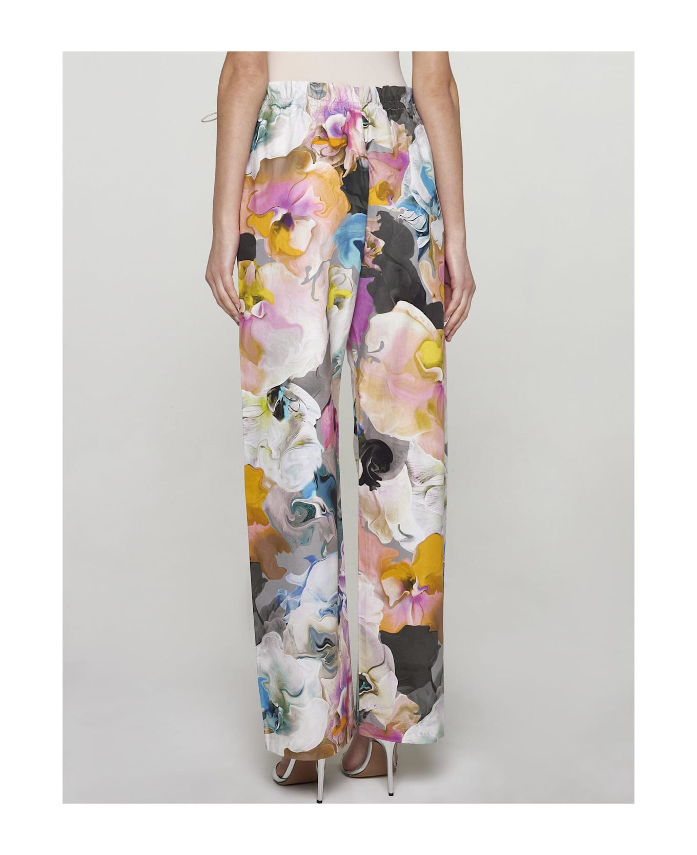 Stine Goya Carola Print Cotton Trousers - Multicolor