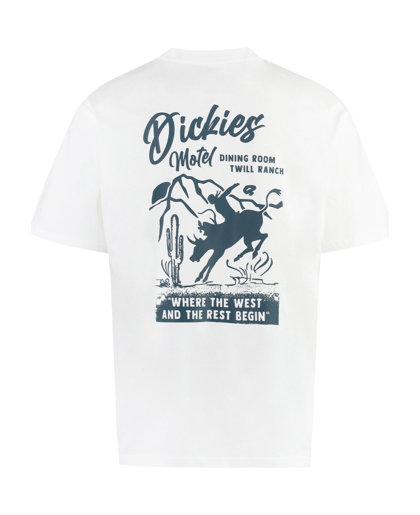 Dickies Dighton Cotton Crew-neck T-shirt - White