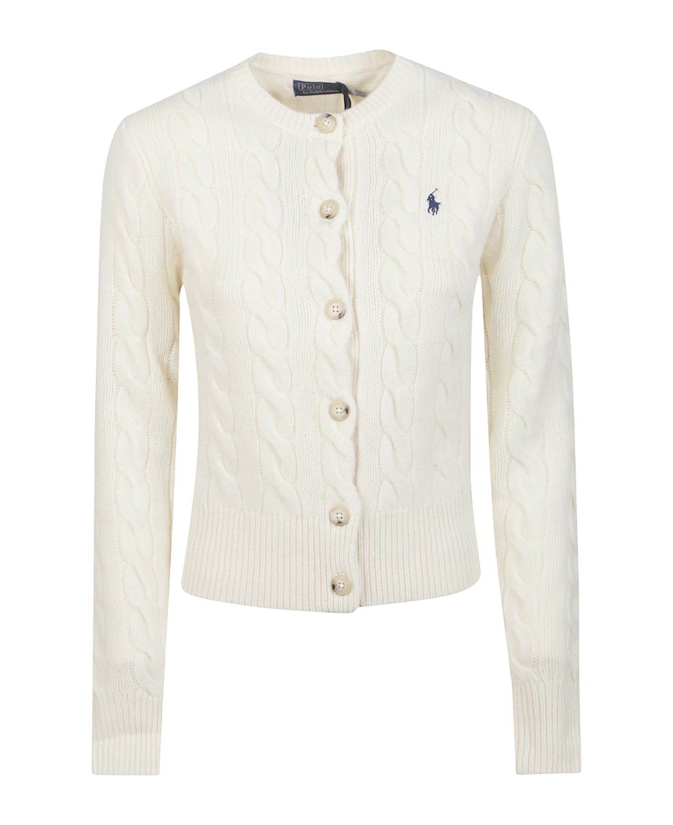 Polo Ralph Lauren Long Sleeve Cardigan - Authentic Cream