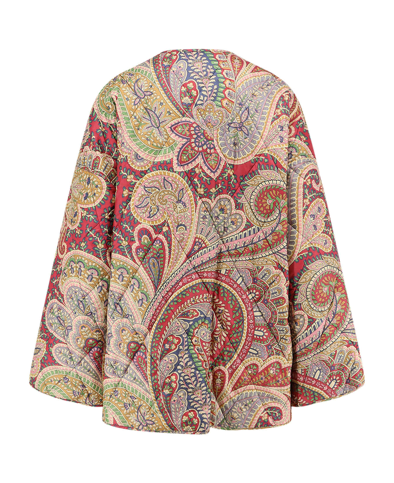 Etro Reversible Padded Multicolor Jacket - Beige