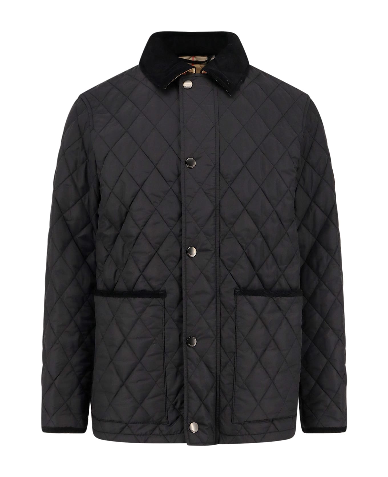 Burberry Haddington Quilted And Padded Jacket - Black