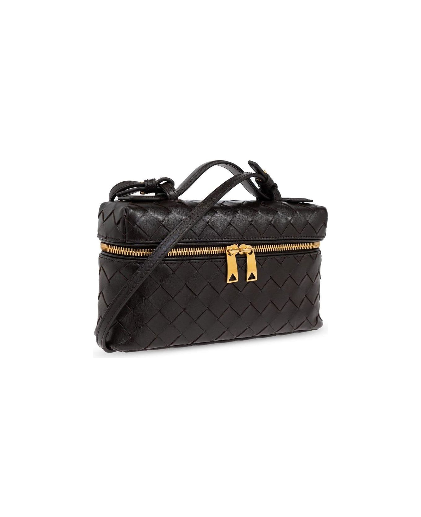 Bottega Veneta Bang Bang Zipped Vanity Case - BROWN トラベルバッグ