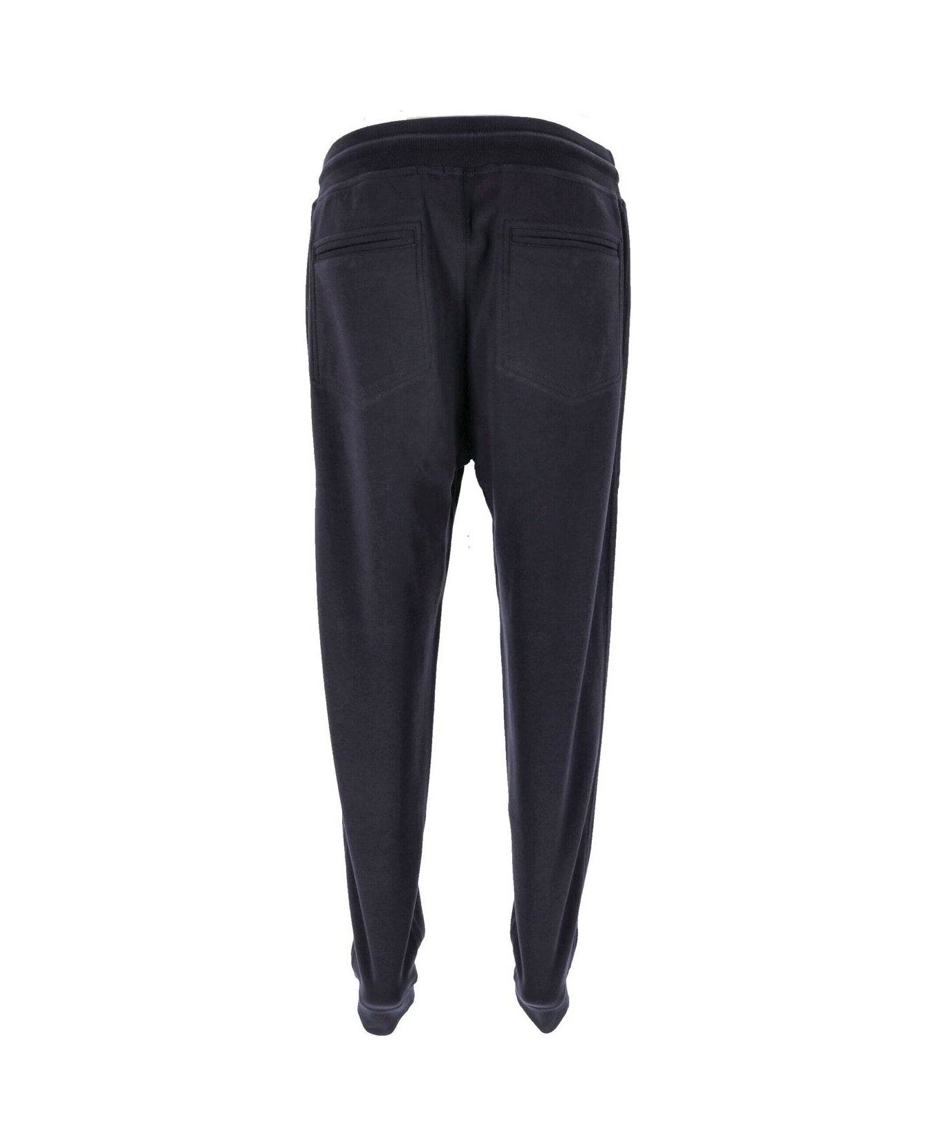 Brunello Cucinelli Tapered-leg Drawstring Track Pants - Cobalt