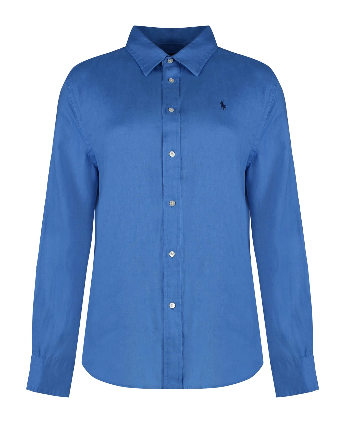 Ralph Lauren Linen Shirt - blue シャツ