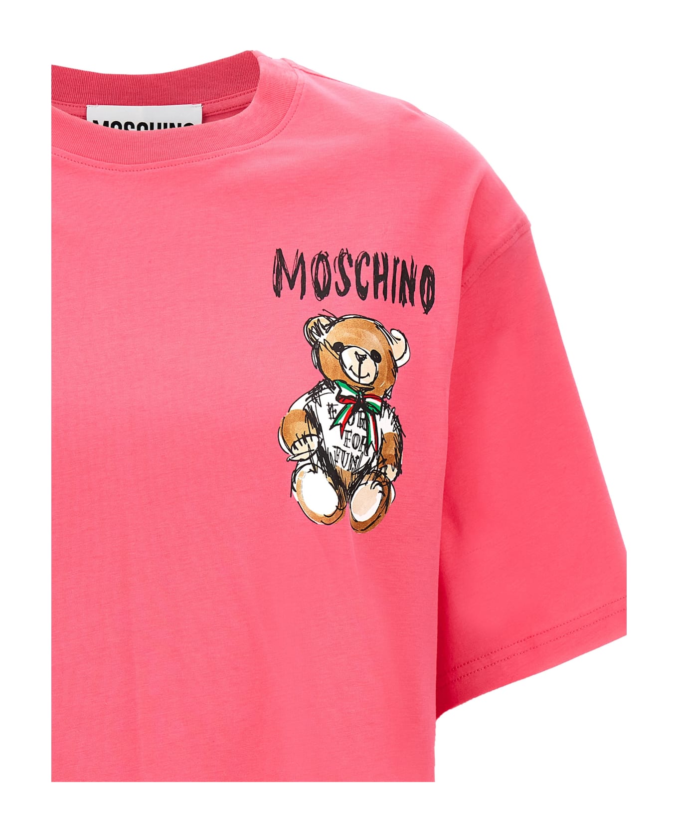 Moschino 'teddy Bear' T-shirt - Fuchsia