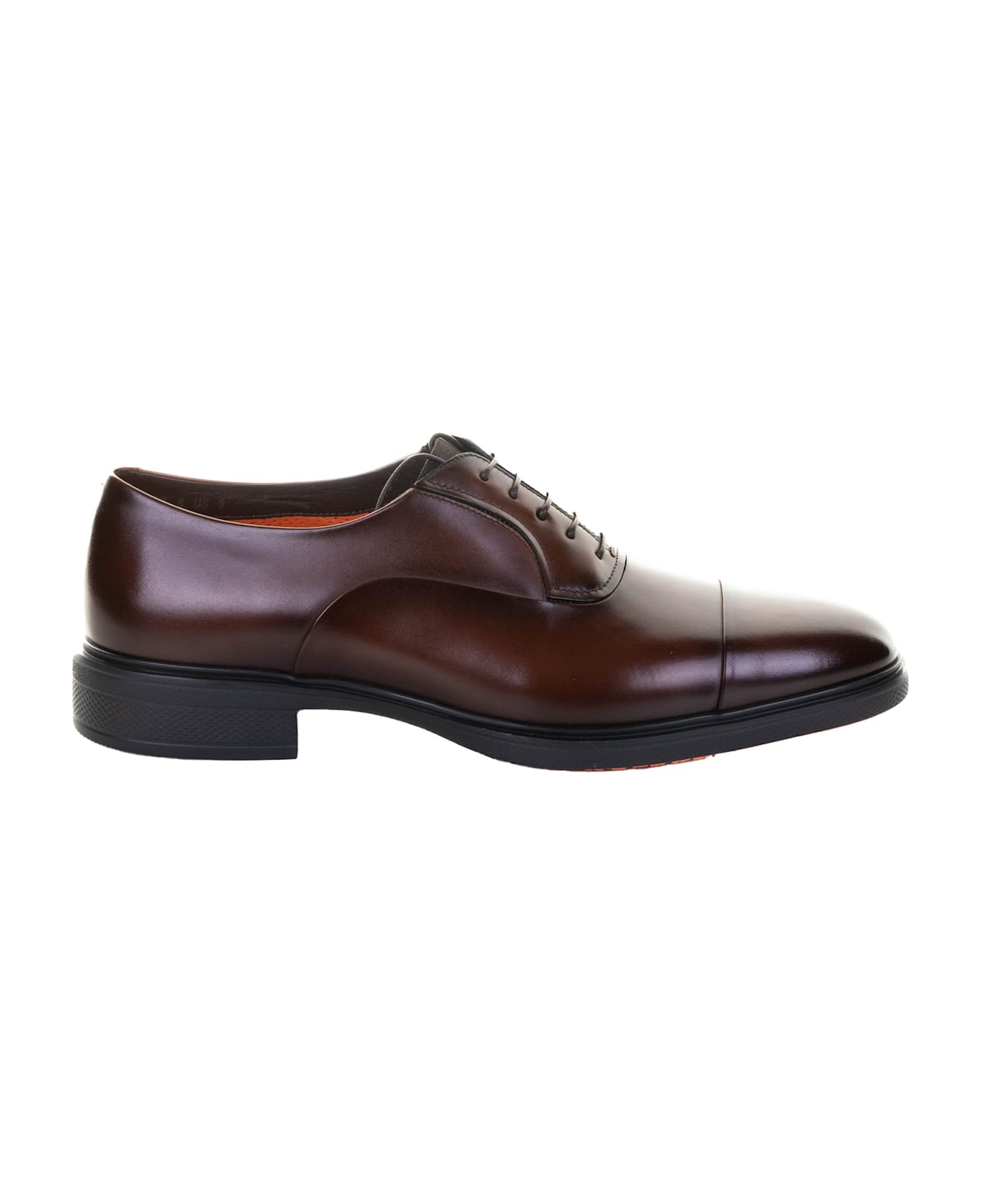 Santoni Flat Shoes - DARK BROWN