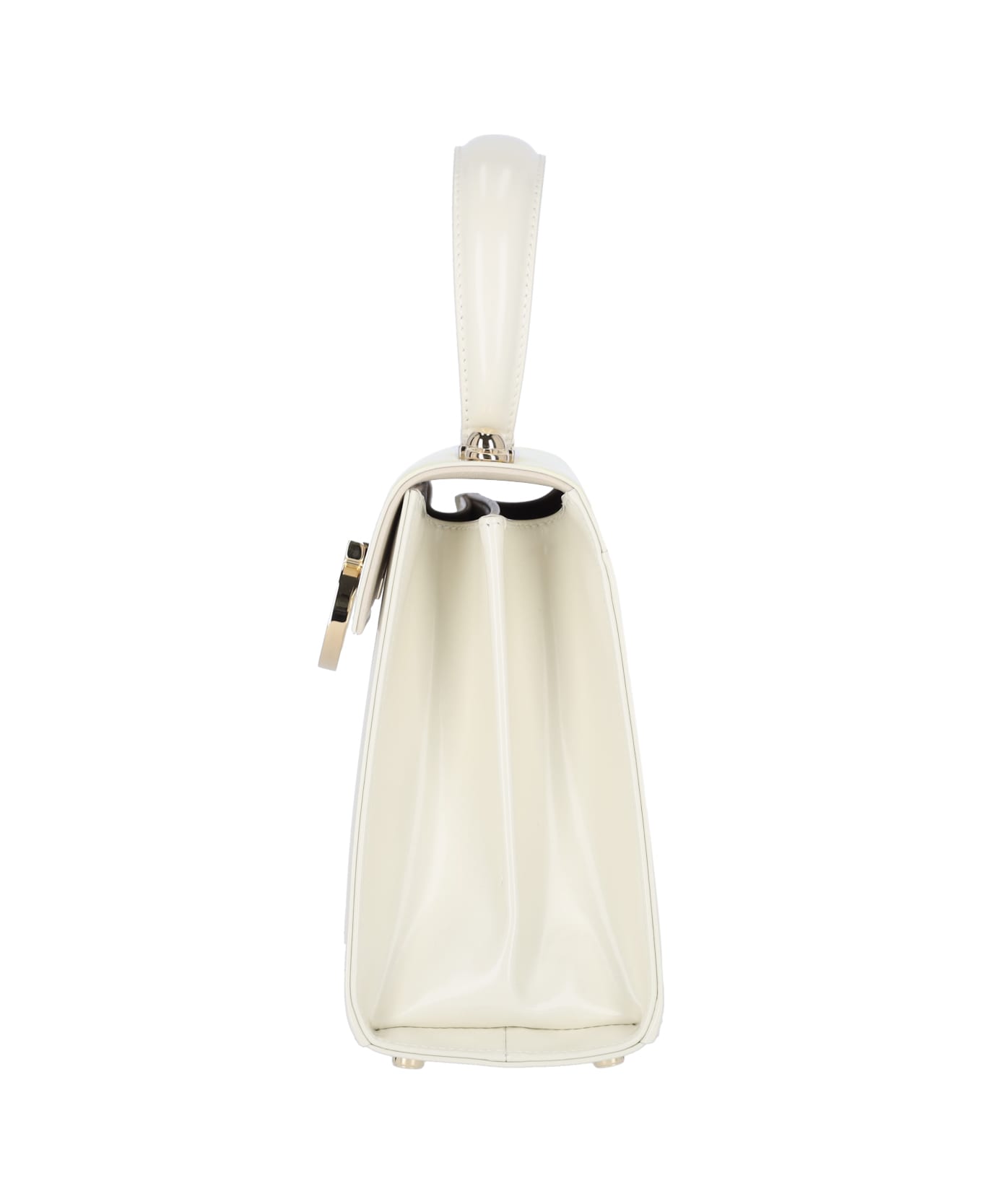 Ferragamo 
iconic S
 Handbag - Cream