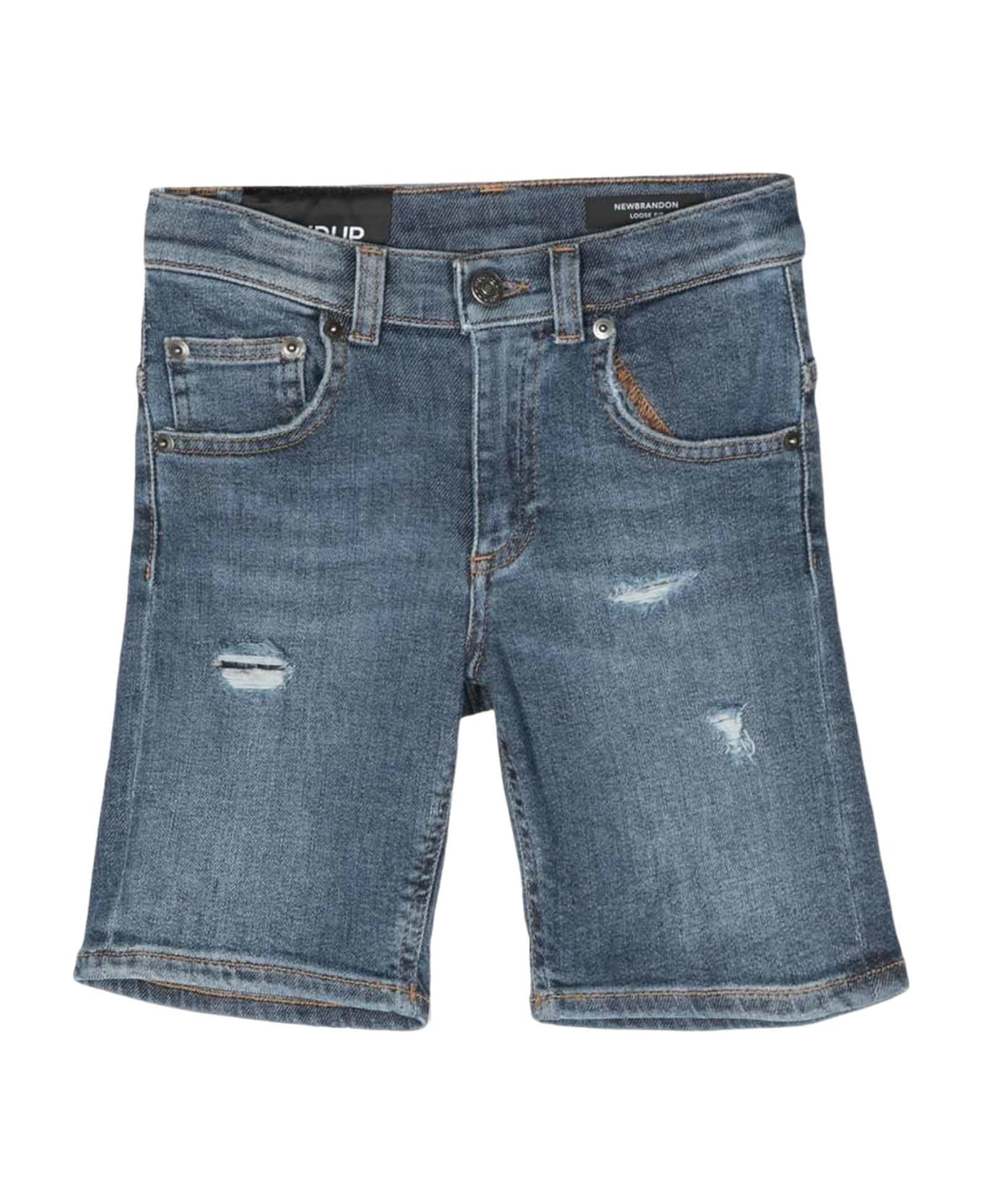Dondup Denim Shorts Boy - Blu ボトムス