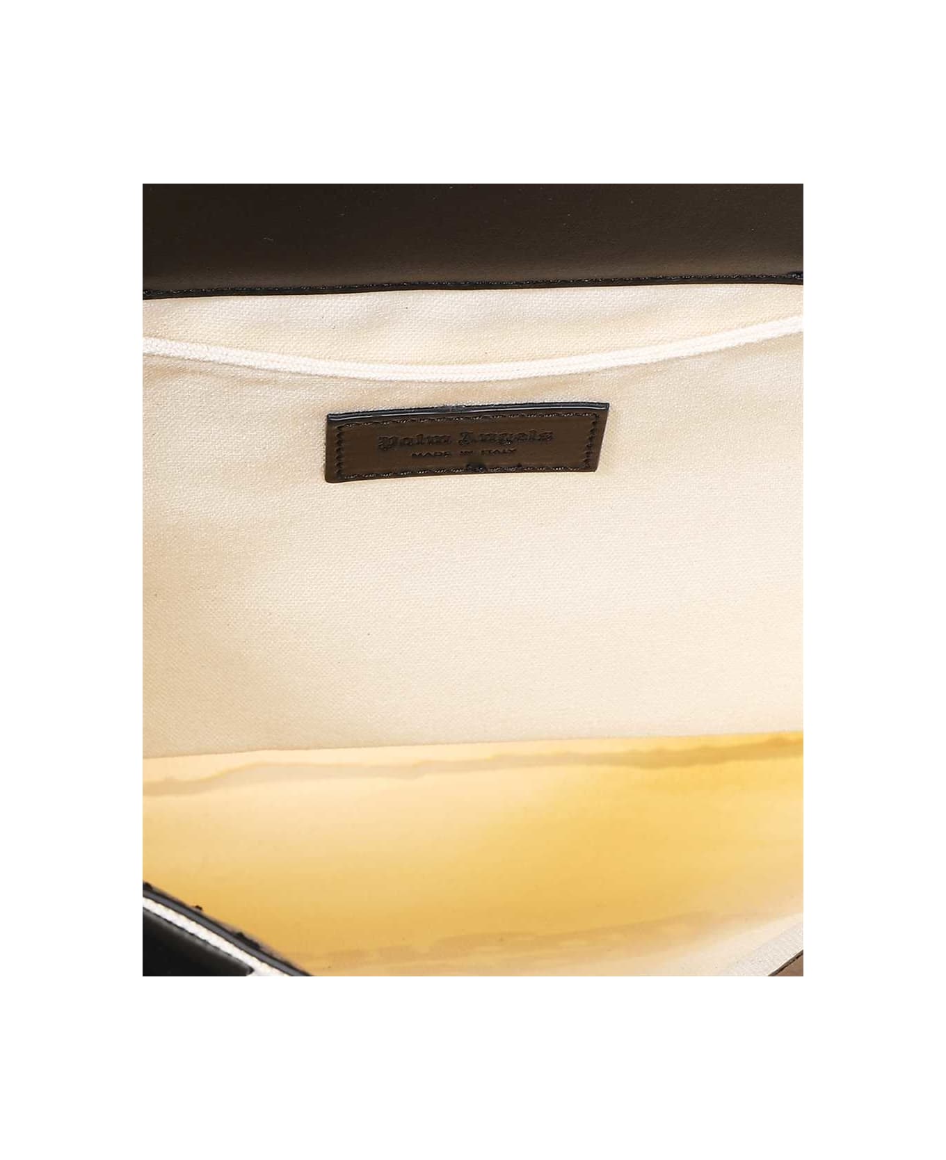 Palm Angels Cotton Canvas Shopping Bag - Ivory