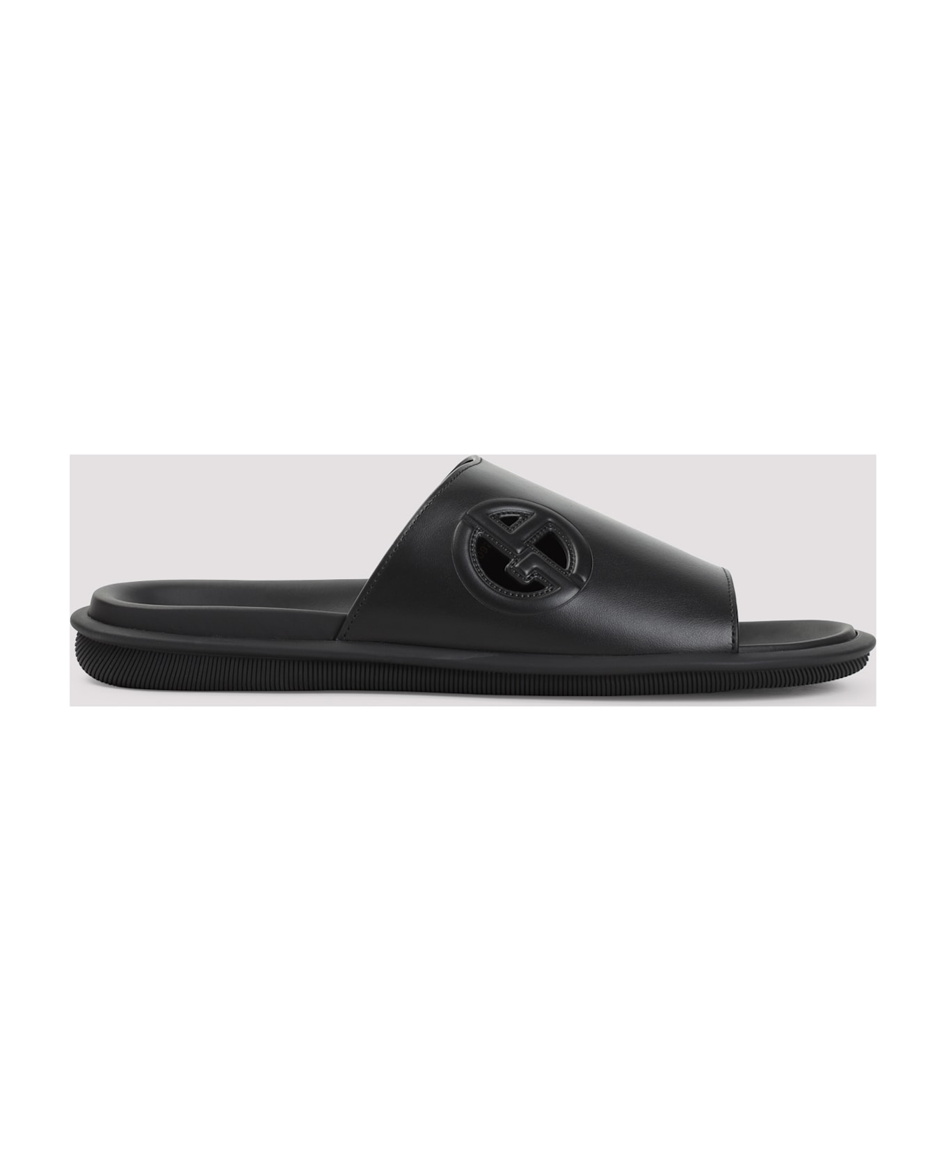 Giorgio Armani Slide Sandals - Nero