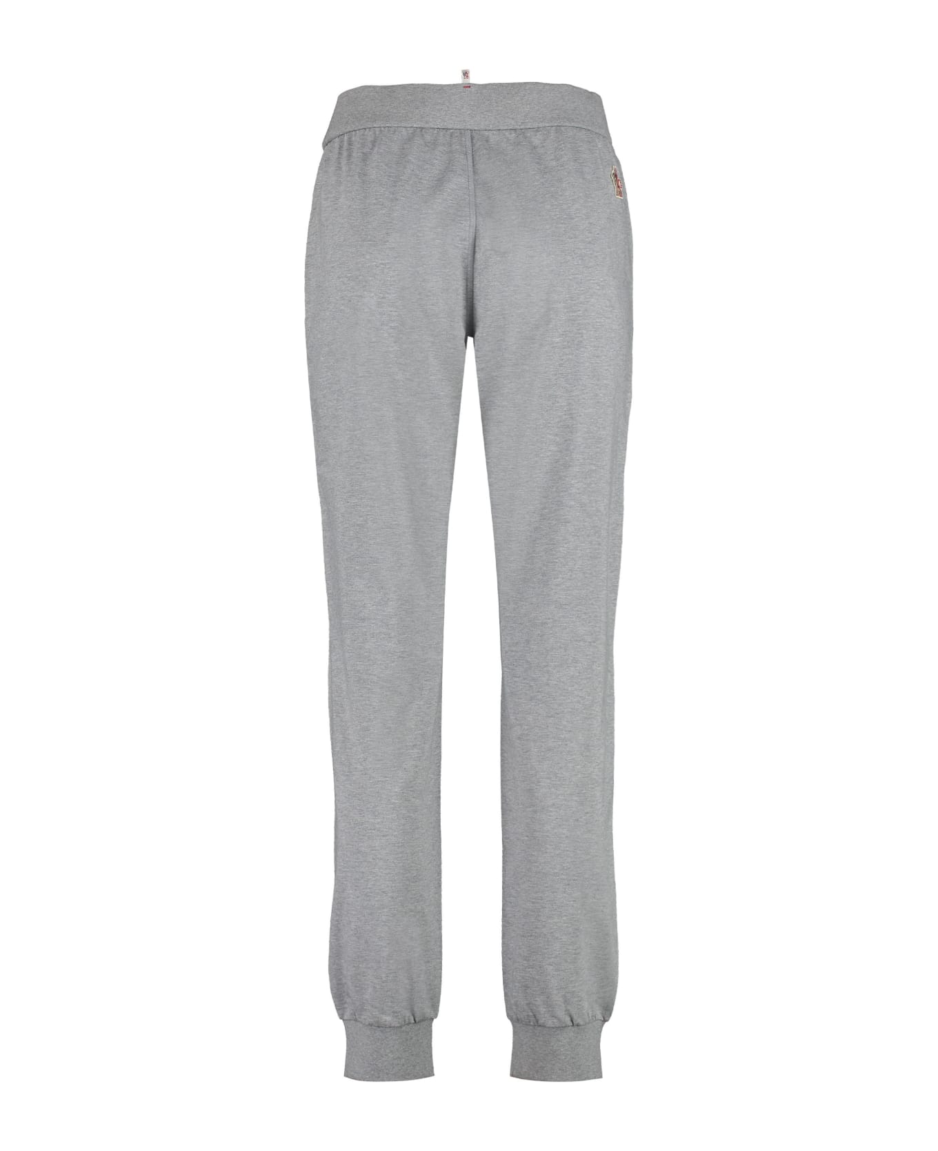 Moncler Grenoble Logo Detail Cotton Track-pants - grey
