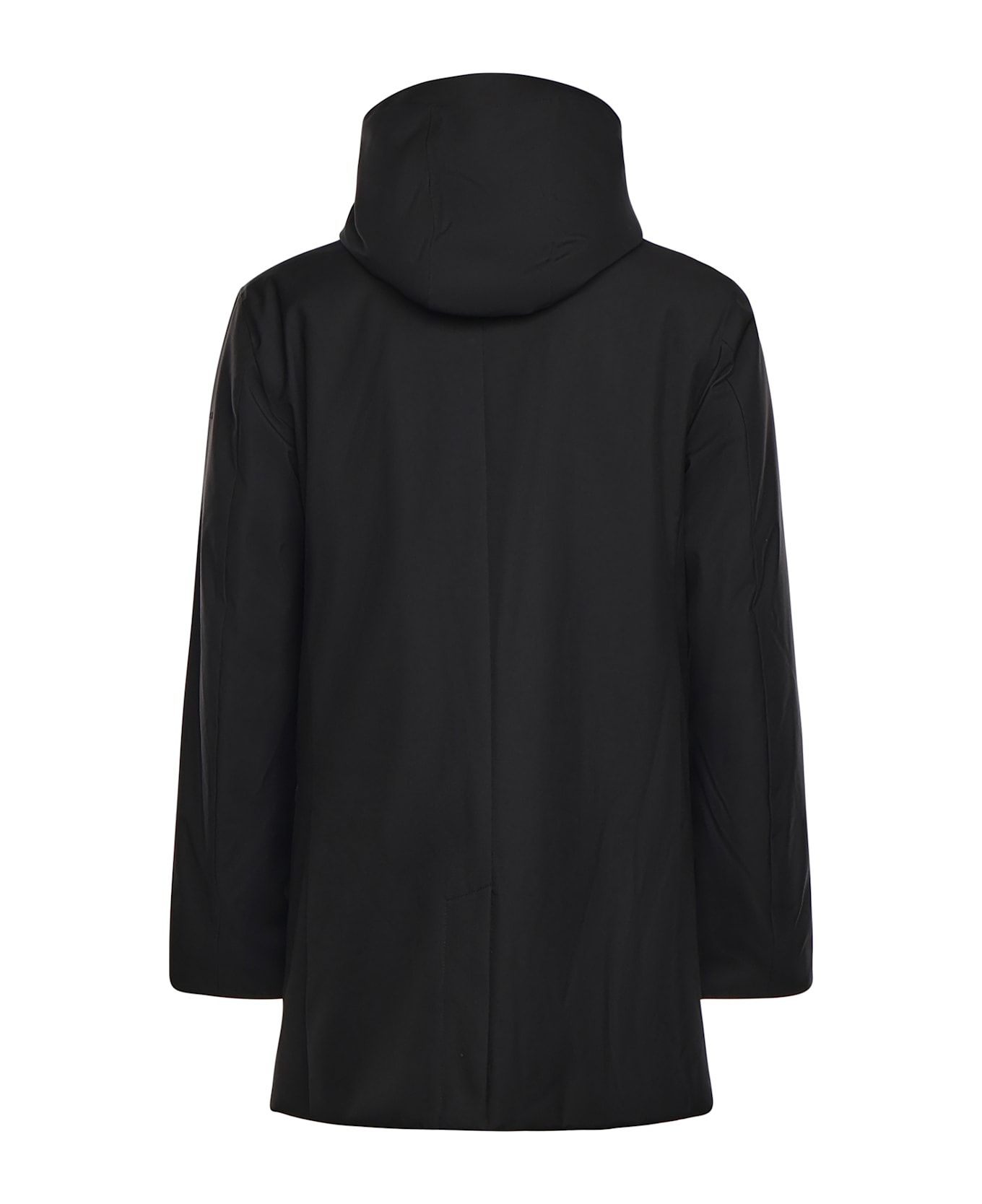 Save the Duck Sid Hooded Coat - Black