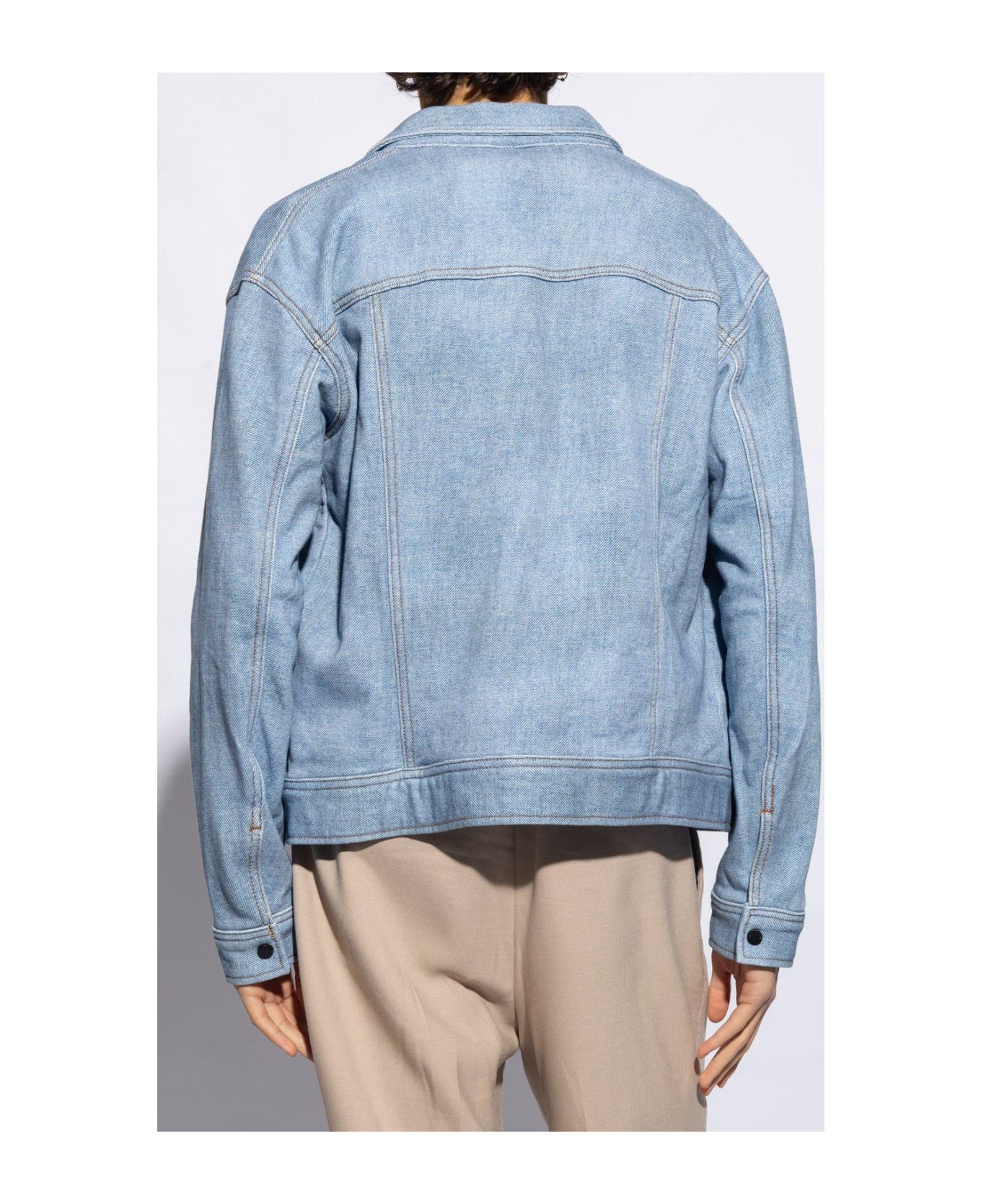 Emporio Armani Cotton Jacket - Clear Blue