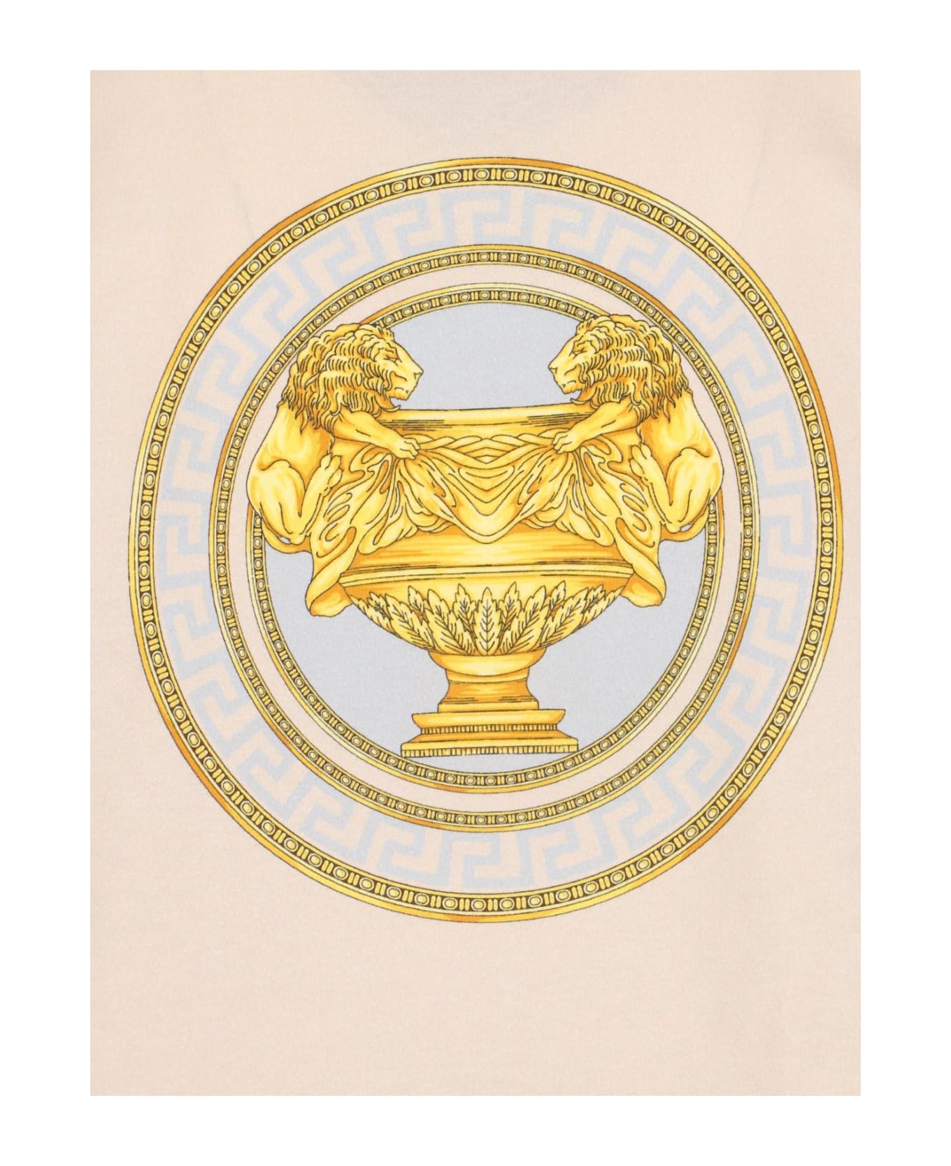 Versace 'la Coupe Des Dieux' Printed T-shirt - CONCRETEMIDBONEGOLD