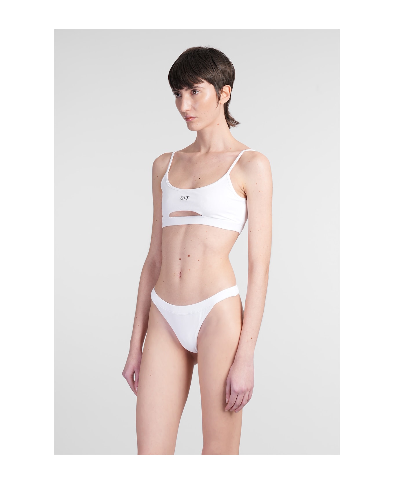 Off-White Beachwear In White Polyamide - white