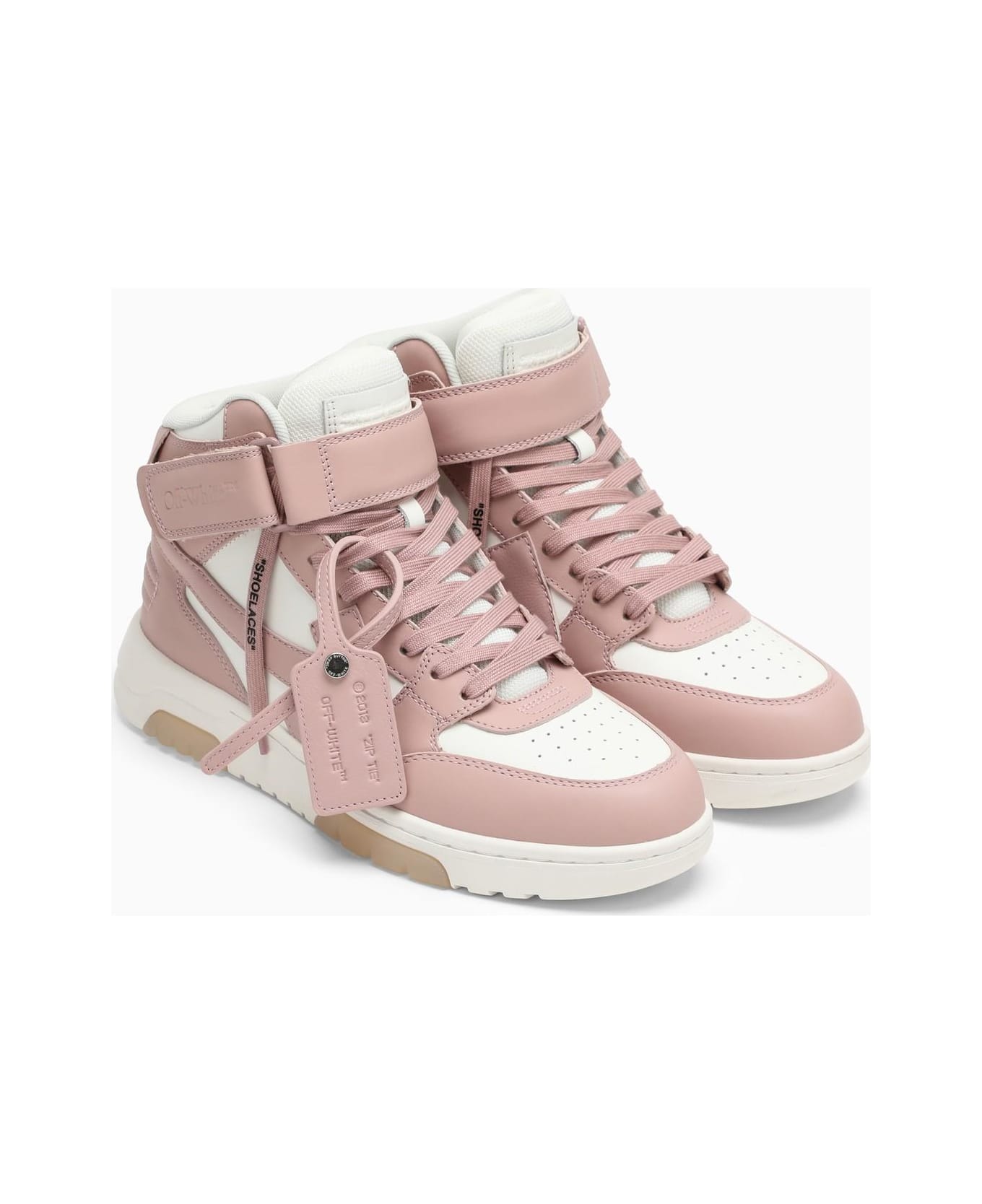 Off-White Out Of Office White\/pink High Trainer - PINK WHITE スニーカー