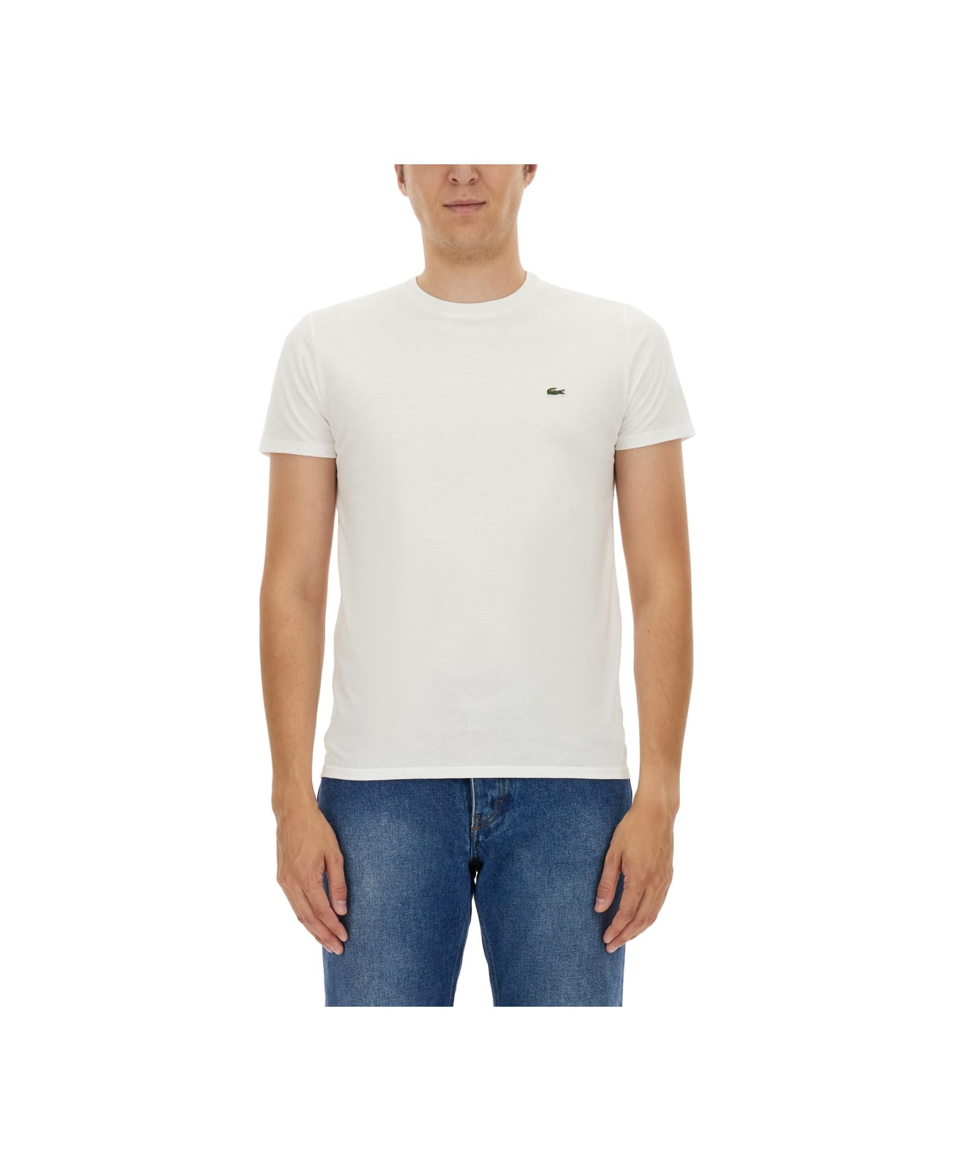 Lacoste T-shirt With Logo - WHITE
