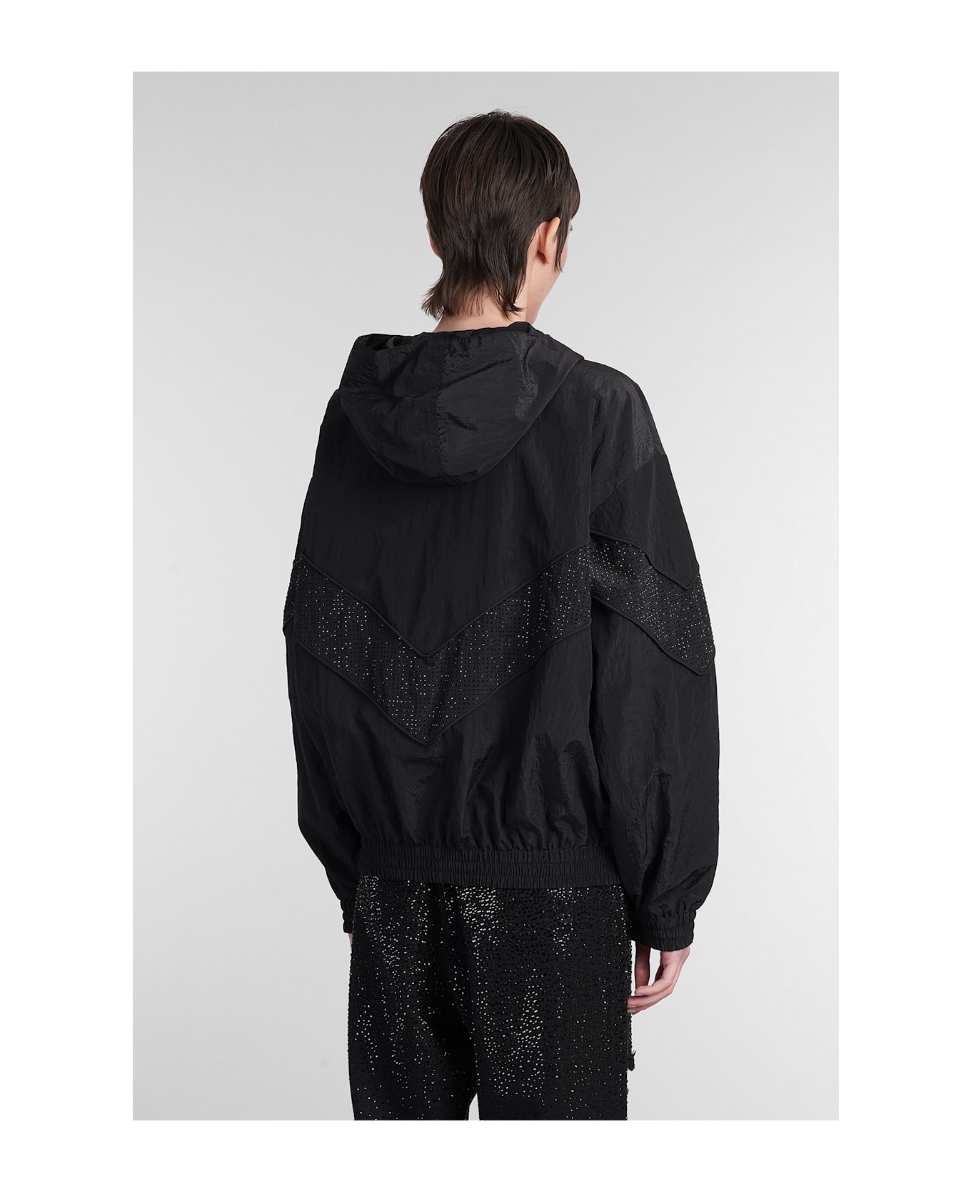 Golden Goose Letizia Casual Jacket In Black Nylon - black