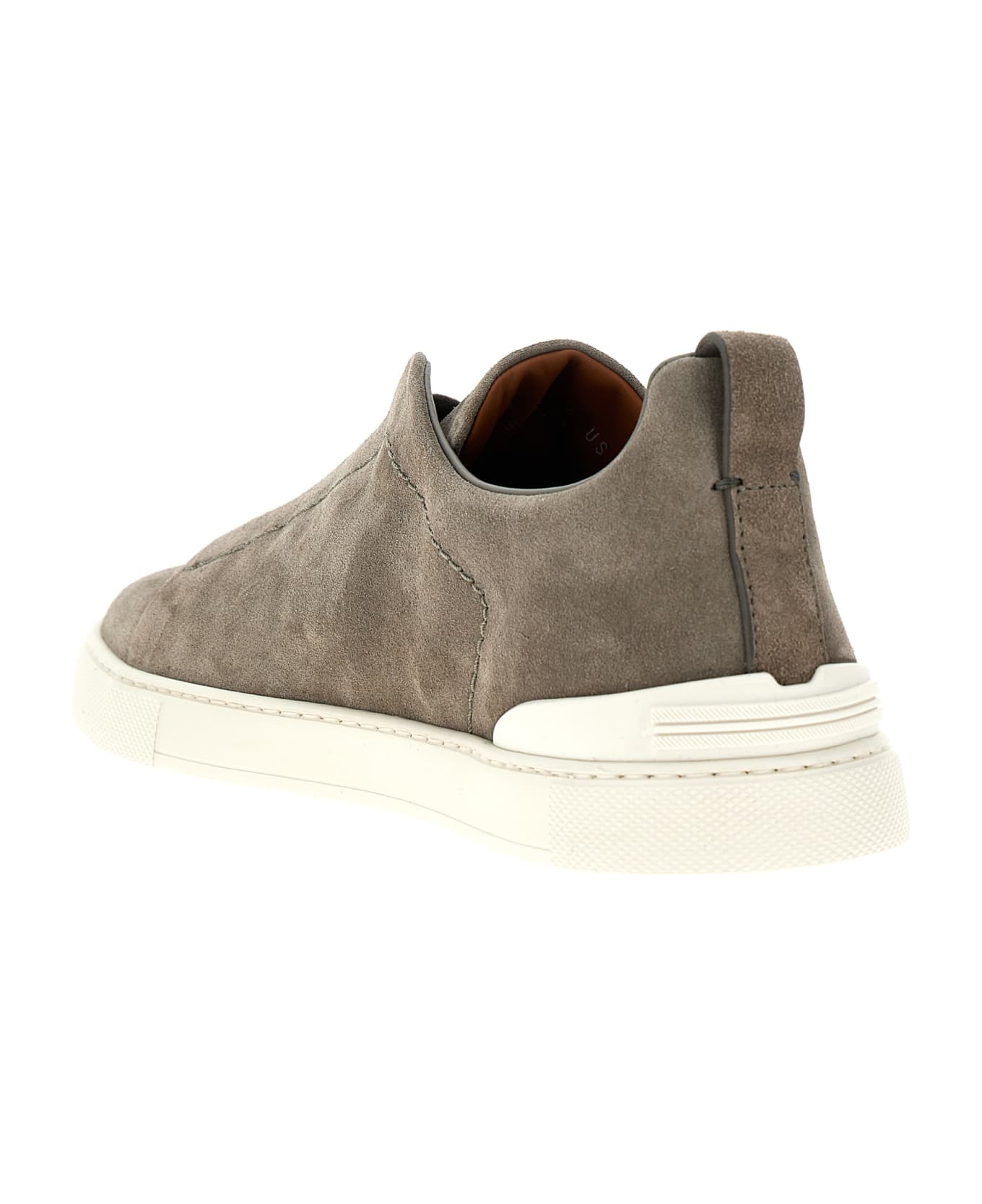 Zegna 'triple Stitch' Sneakers - Gray