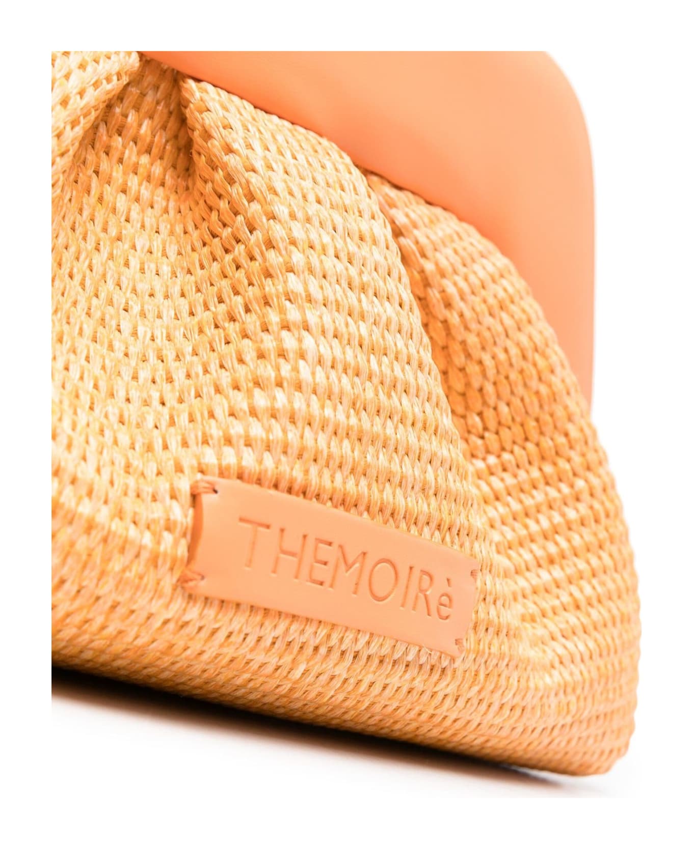 THEMOIRè Bios Straw Shoulder Bag - Orange