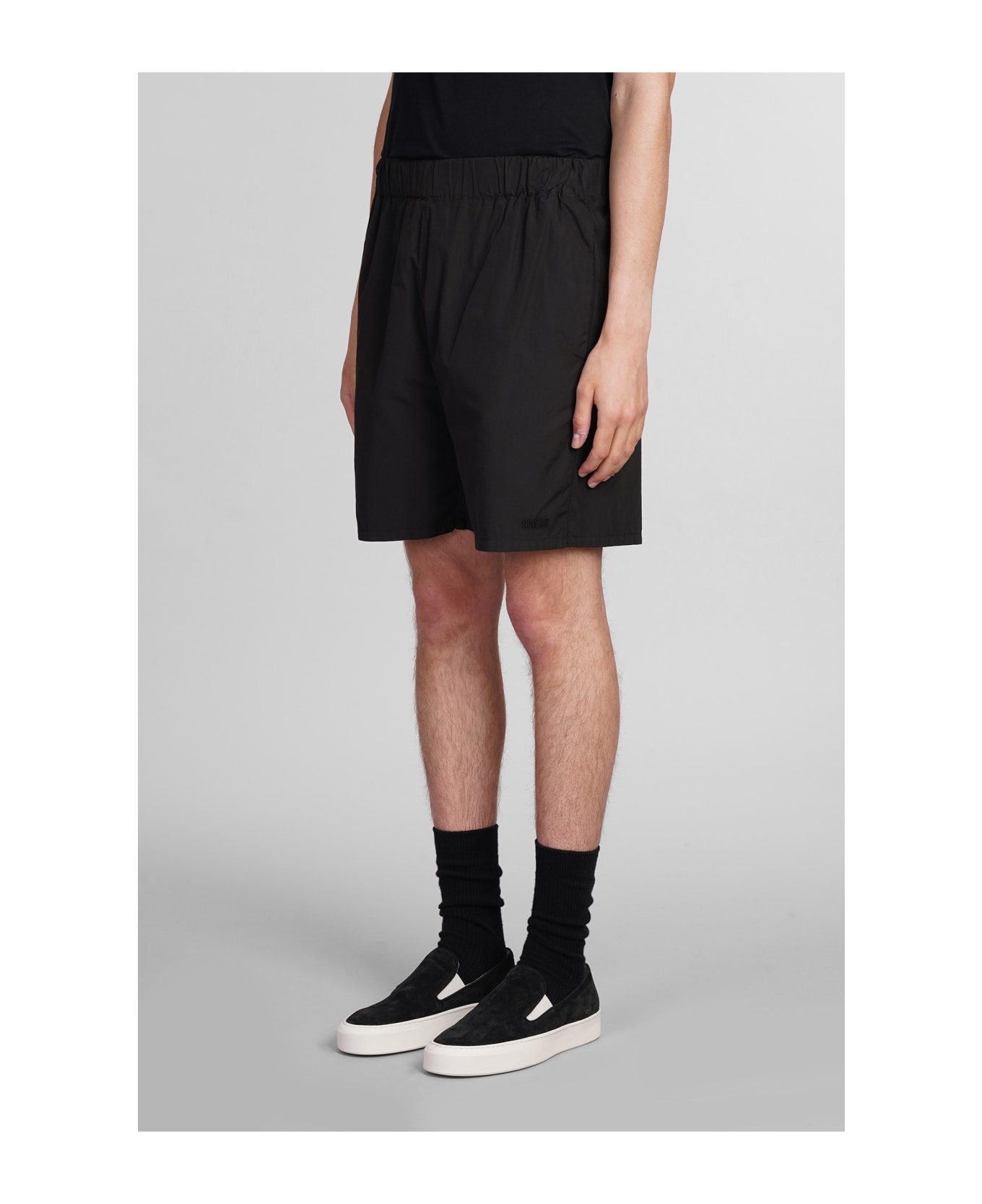 Mauro Grifoni Shorts In Black Cotton - black