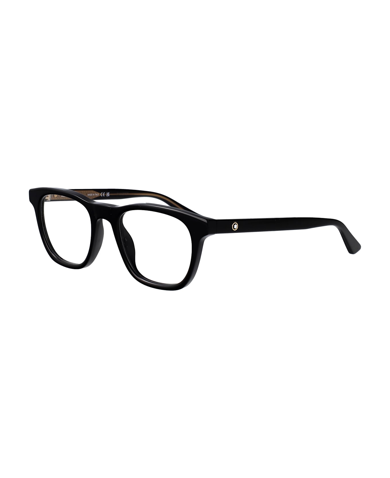 Montblanc Mb0422o Glasses - BLACK-BLACK-TRANSPARENT