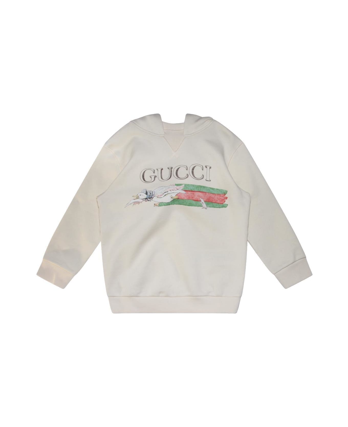 Gucci Star Printed Hoodie - WHITE
