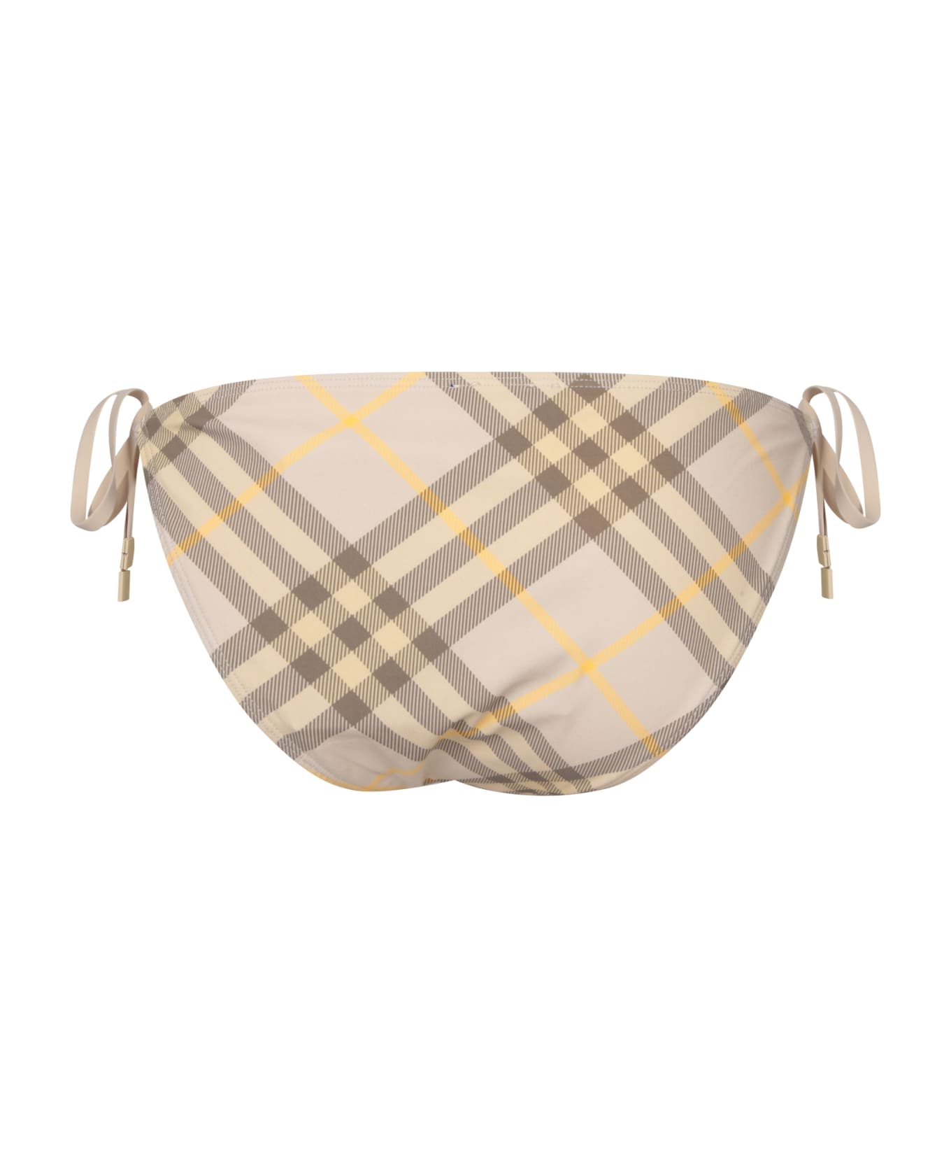 Burberry Check Print Bottom Swimsuit - WHEAT IP CHECK