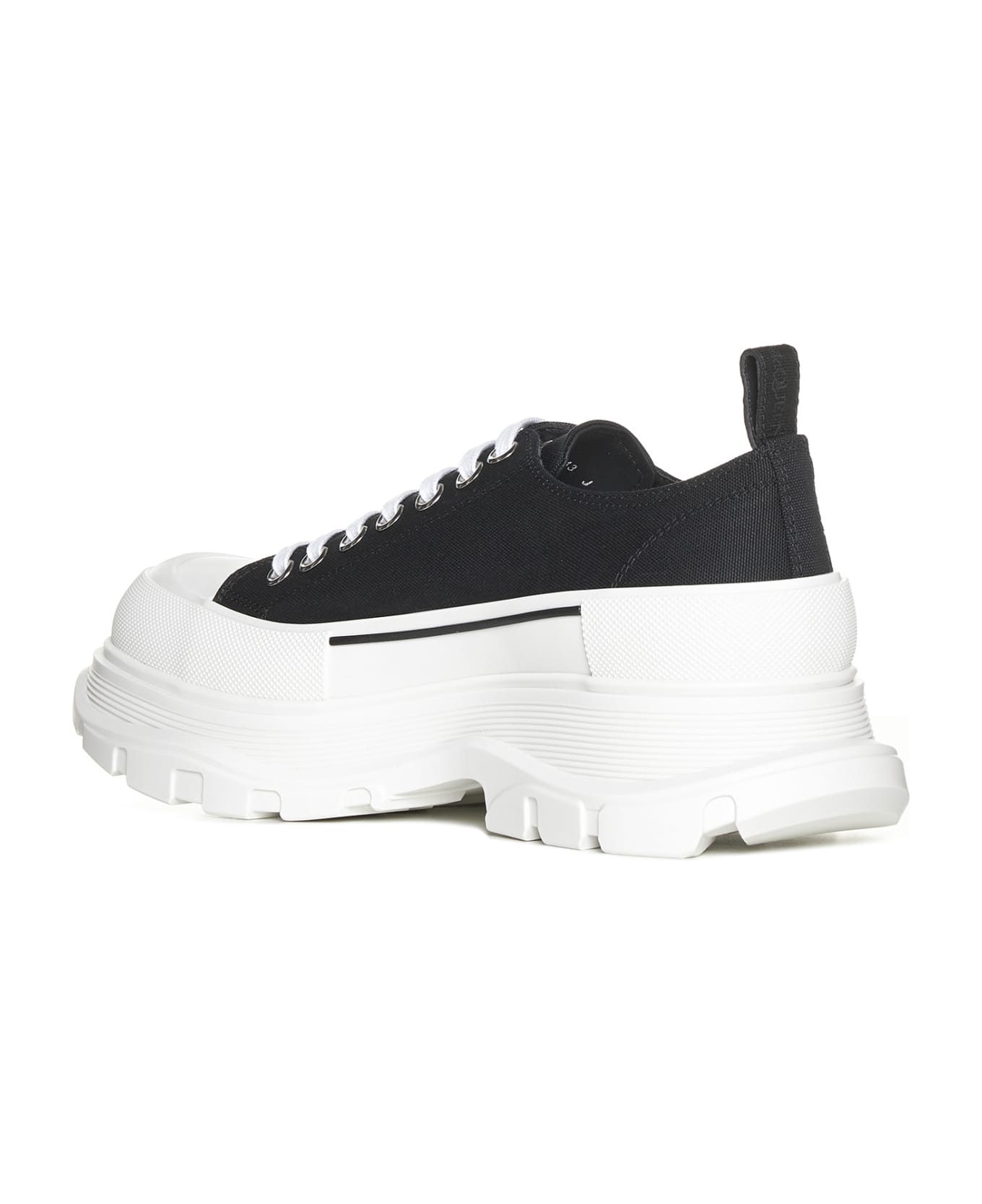 Alexander McQueen Tread Slick Sneakers - Black White