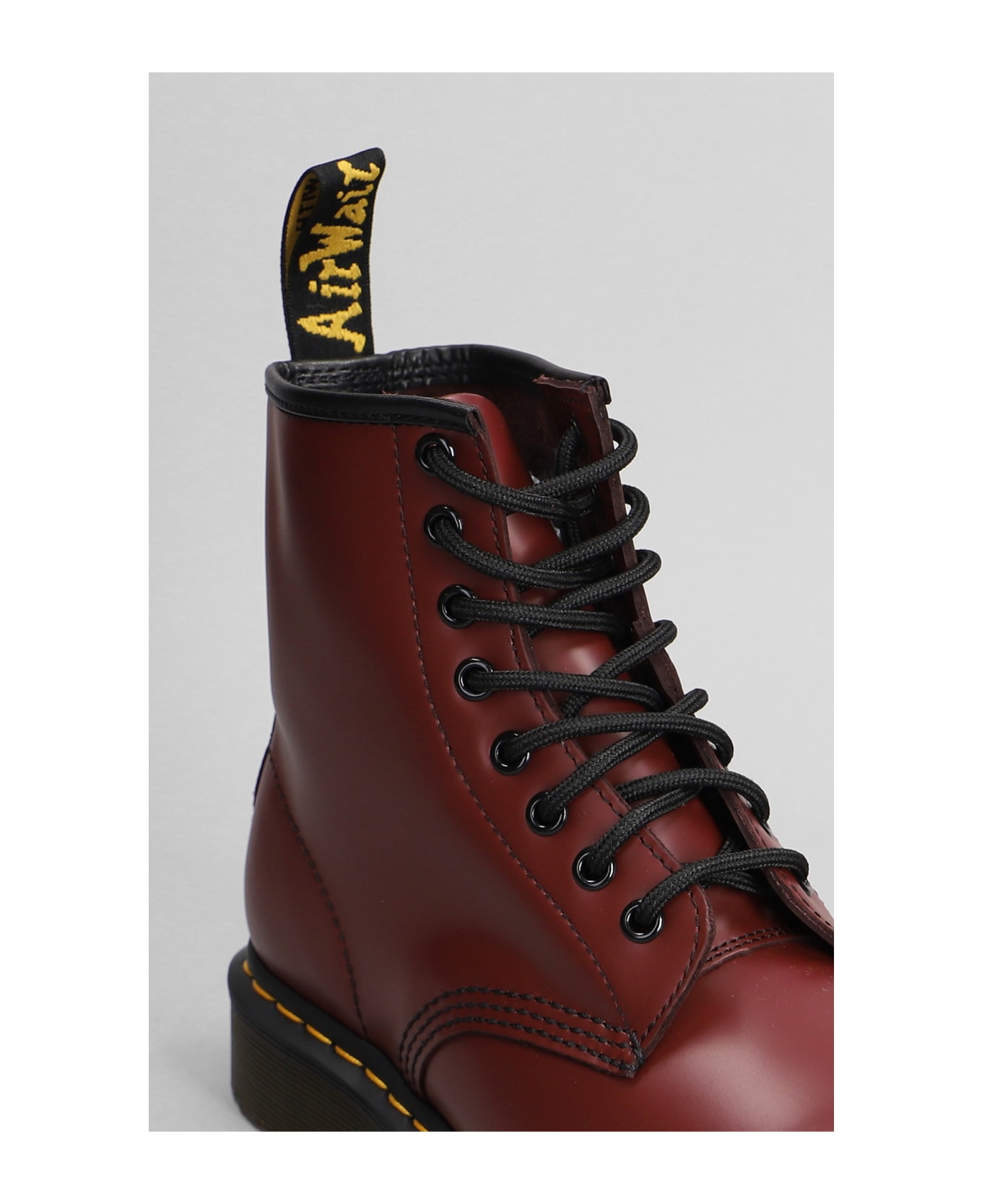 Dr. Martens 1460 Smooth Combat Boots - red ブーツ