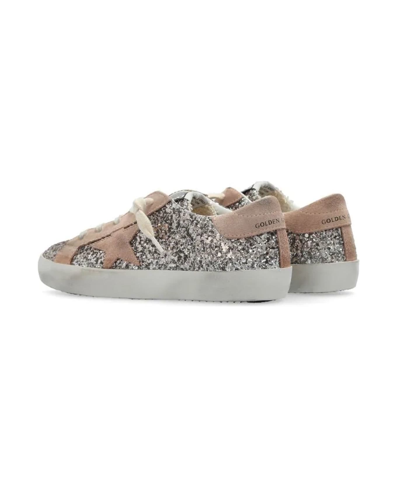 Golden Goose Kids Sneakers Beige - Cinder/Powder Pink