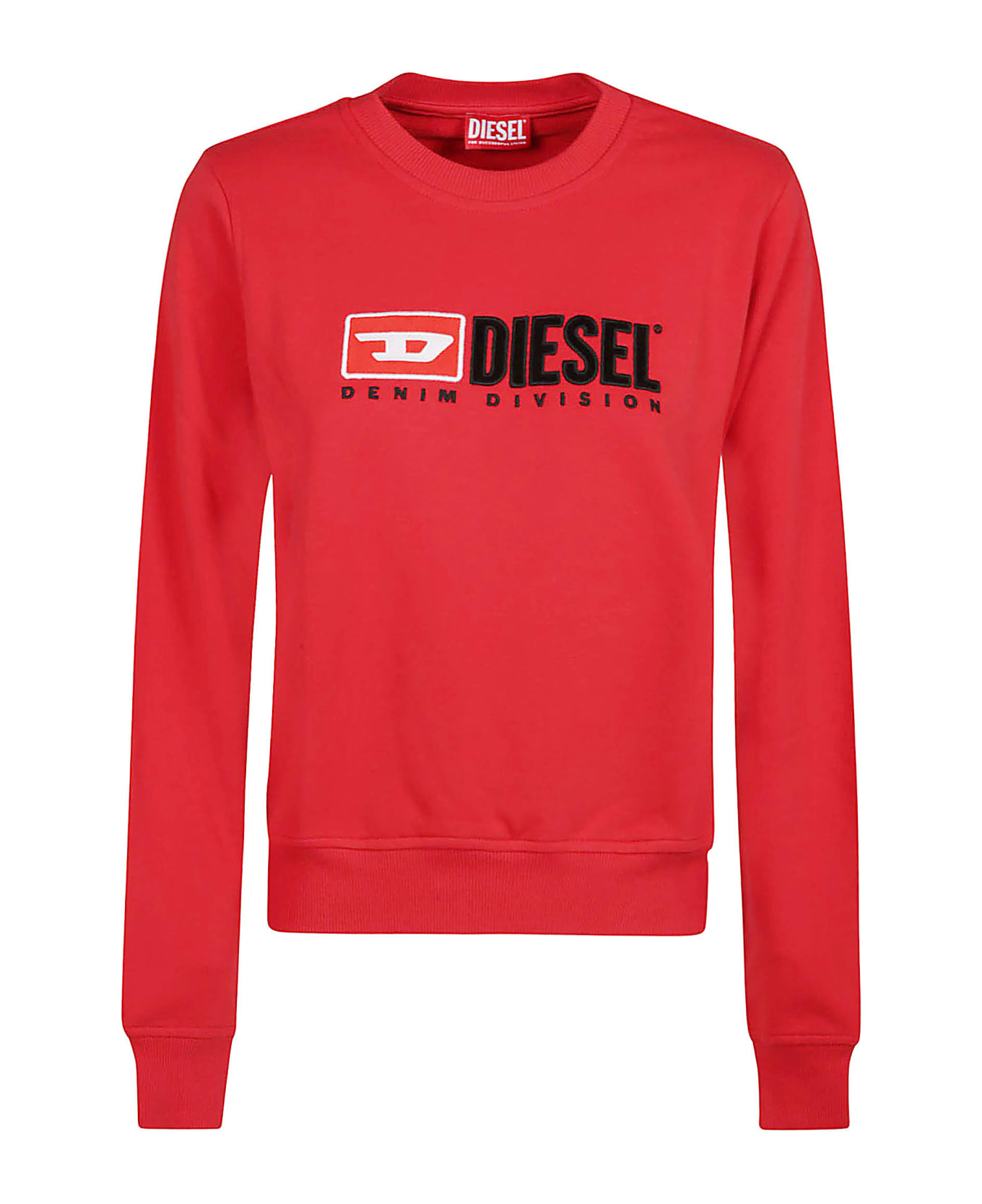 Diesel Chest Logo Rib Trim Sweatshirt - Non definito