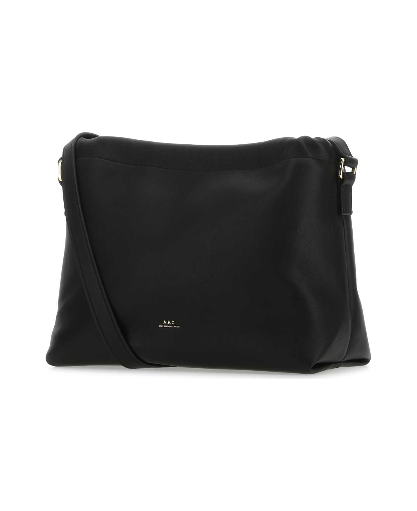 A.P.C. Black Leather Crossbody Bag - LZZ