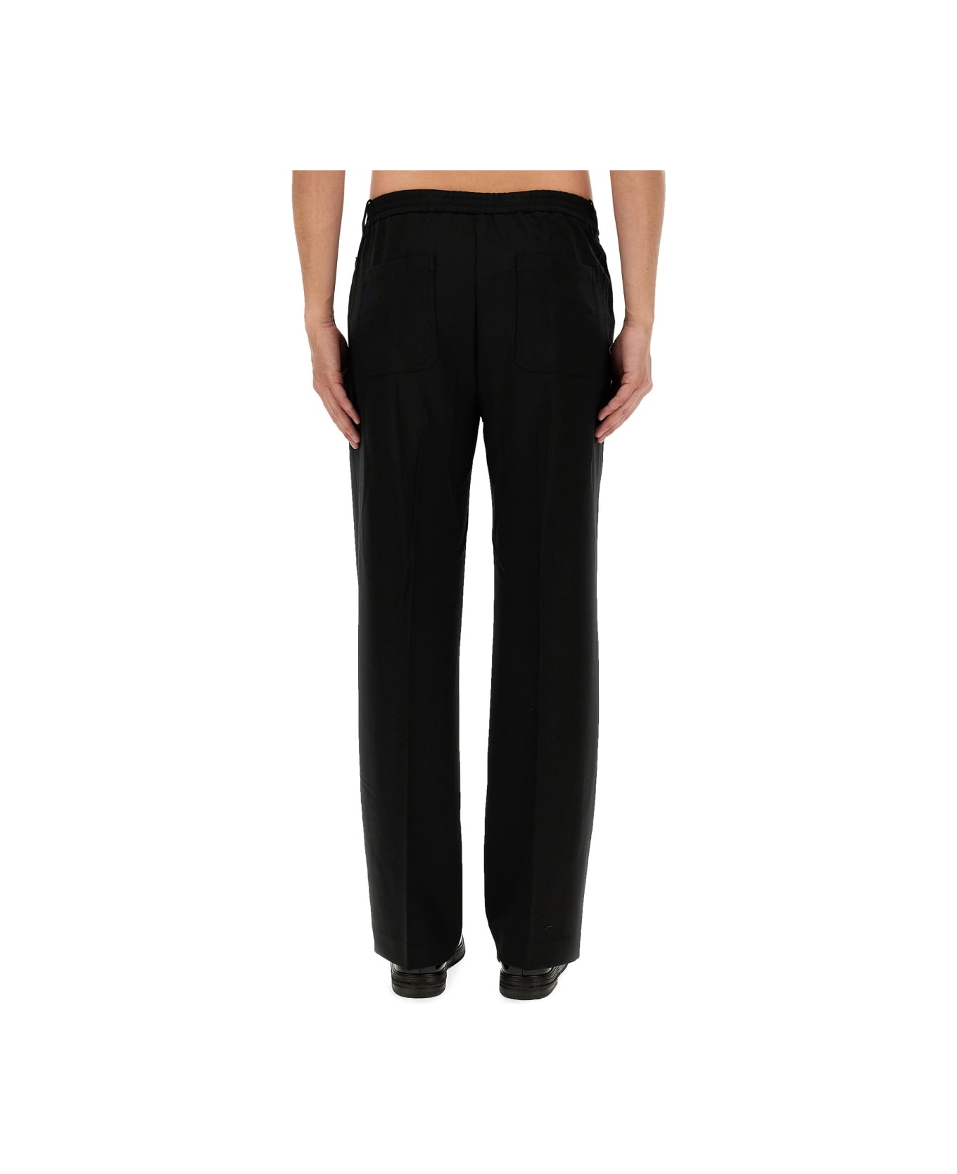 Helmut Lang Relaxed Fit Pants - BLACK ボトムス