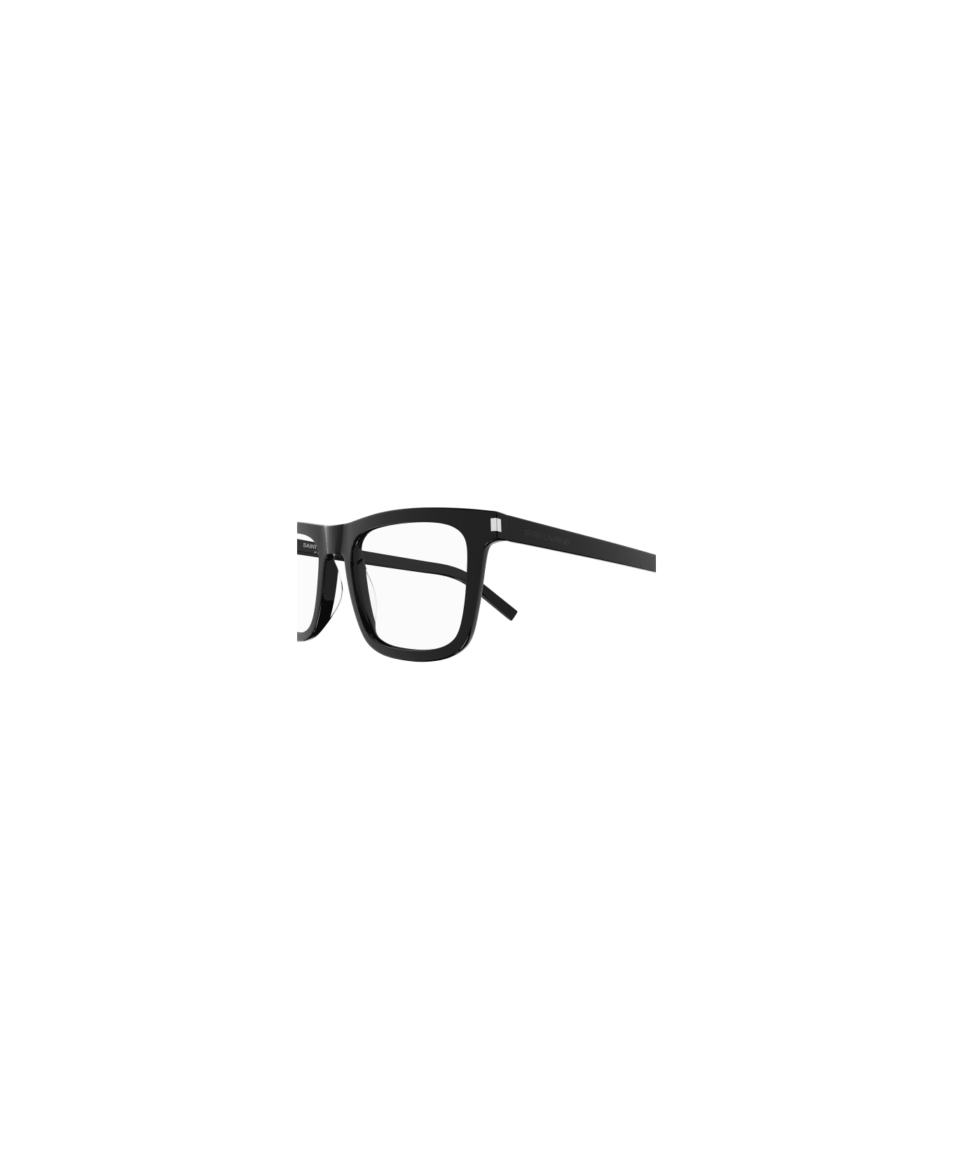 Saint Laurent Eyewear SL 547 SLIM OPT Eyewear - Black Black Transpare