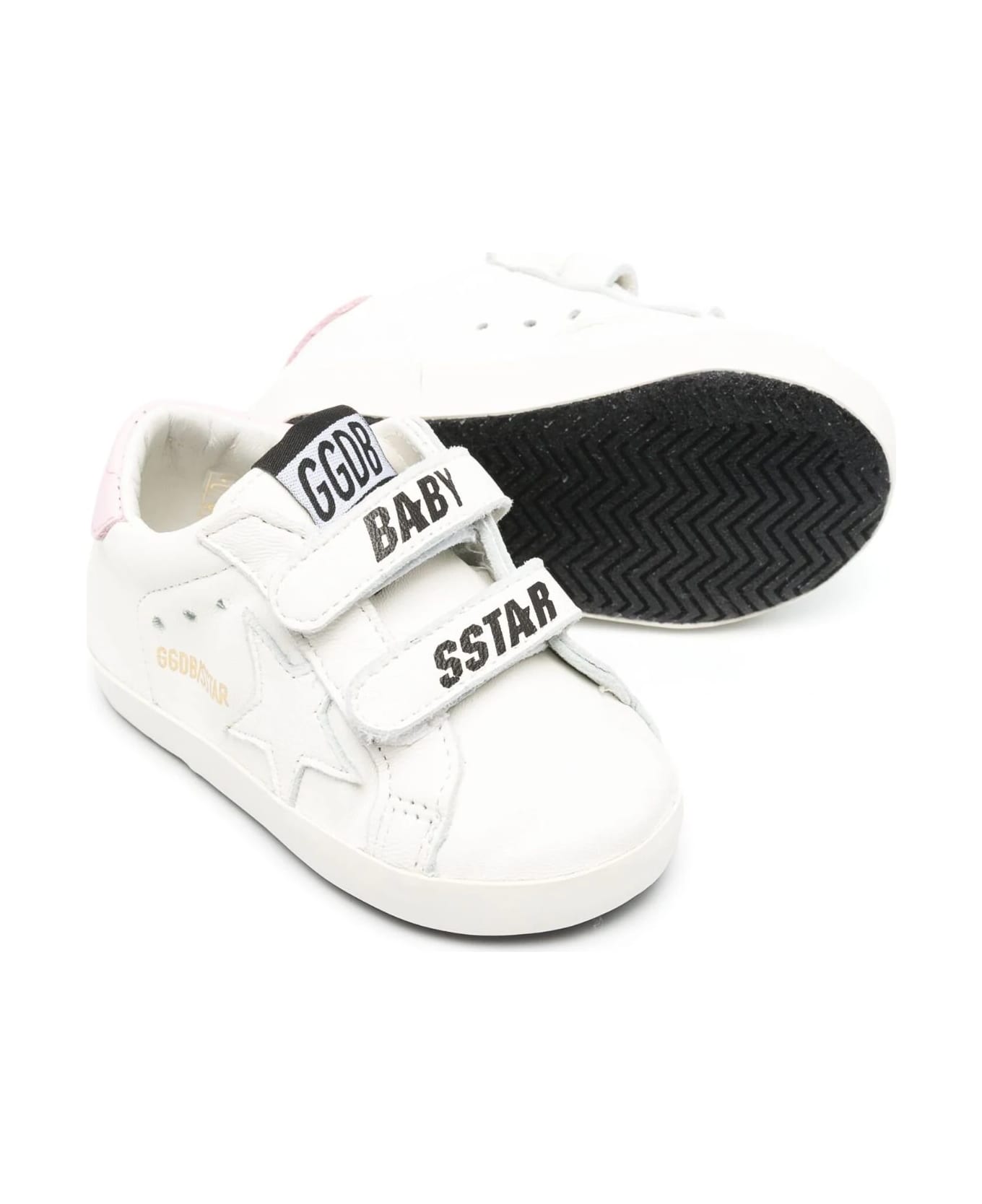 Golden Goose Sneakers Baby School - White