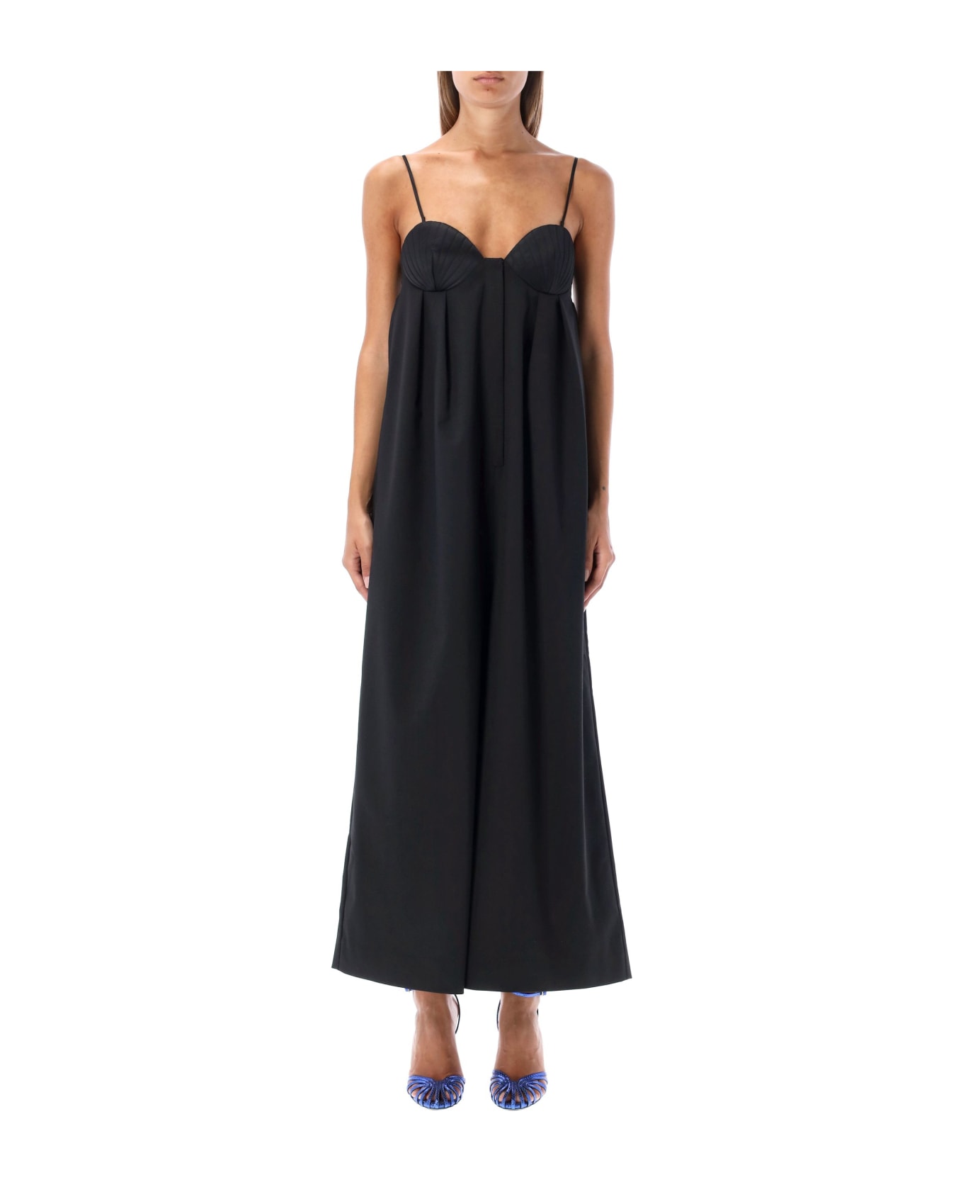 Bevza Seashell Overalls - BLACK
