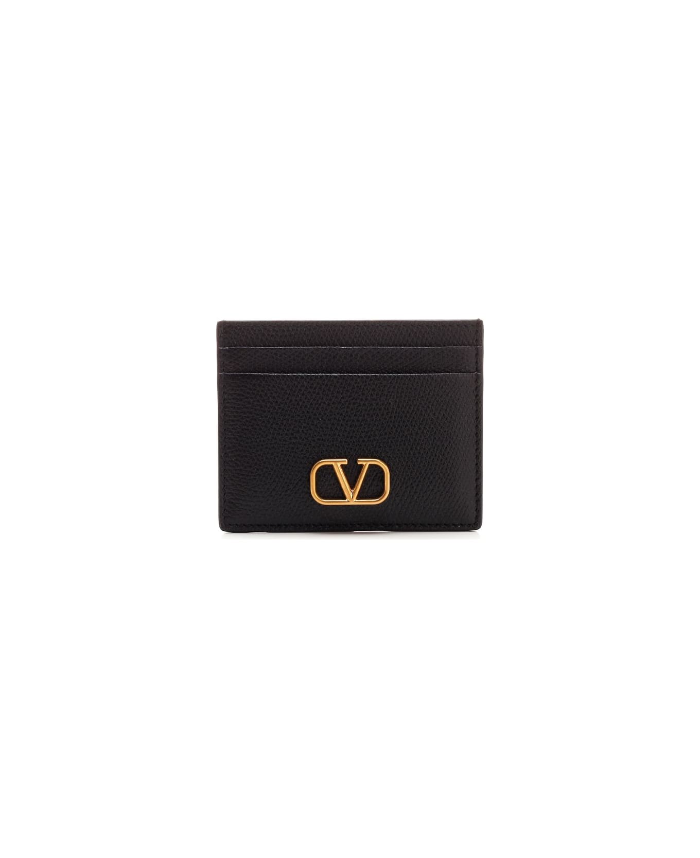 Valentino Garavani 'vlogo Signature' Card Holder - Nero