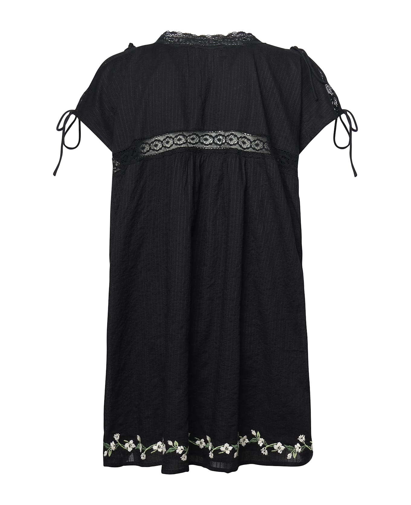 For Love 
Lemons Jolene Embroidered Mini Dress - Black