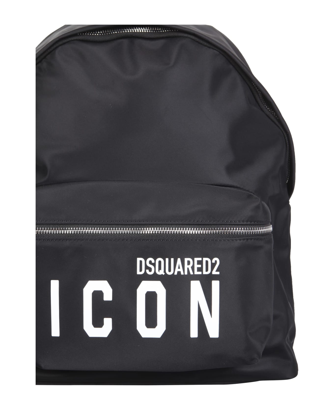 Dsquared2 Backpack With Icon Print - Nero