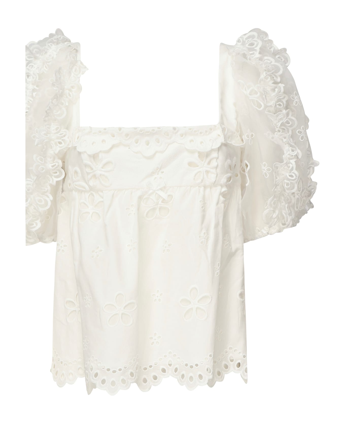 For Love 
Lemons Daisy Top - White